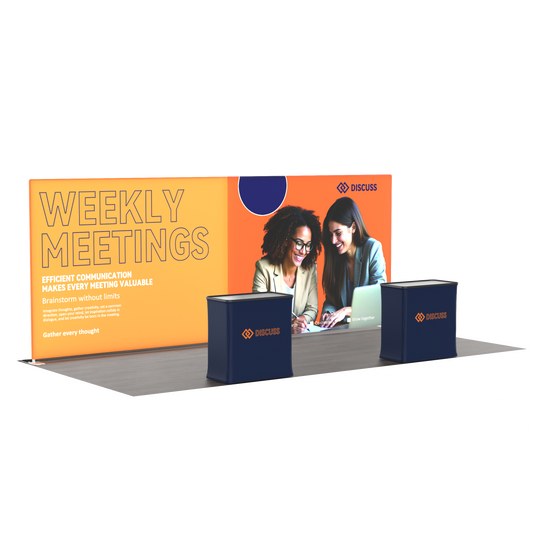10x20 TenseLight Backlit Trade Show Displays A