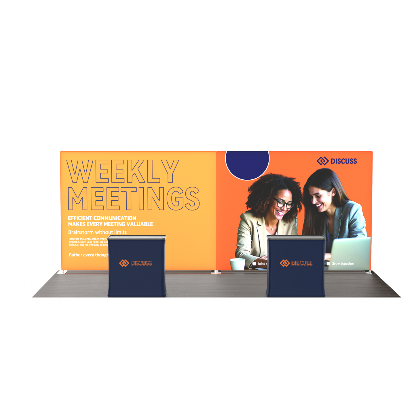 10x20 TenseLight Backlit Trade Show Displays A