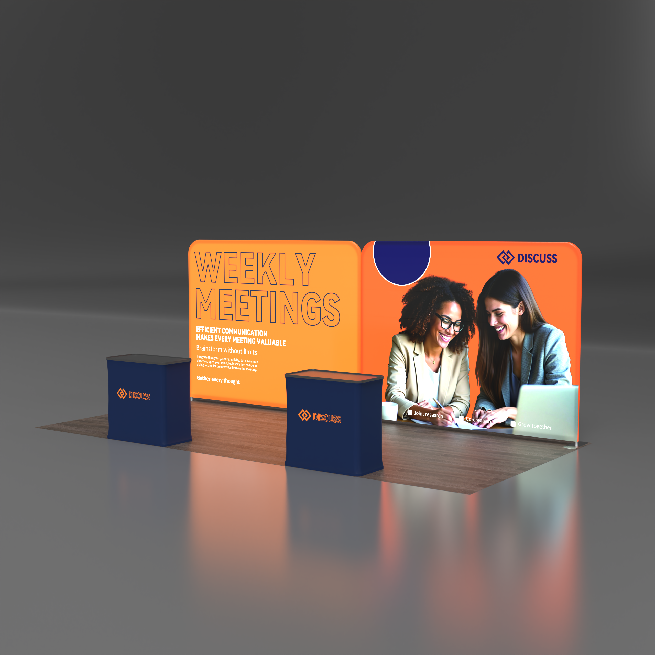 10x20 TenseLight Backlit Trade Show Displays A