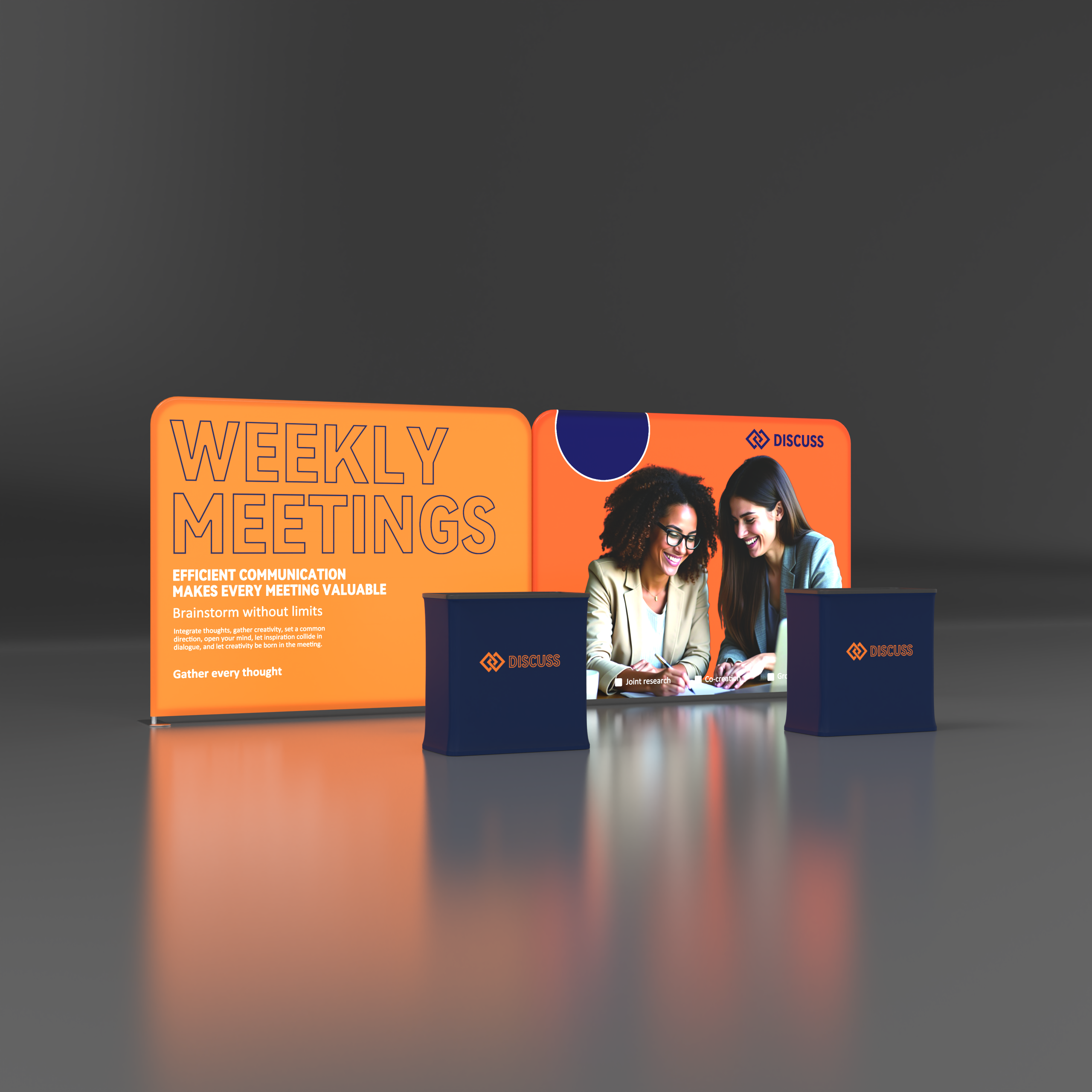 10x20 TenseLight Backlit Trade Show Displays A