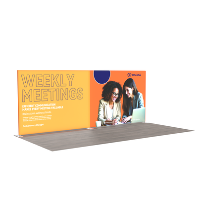 10x20 TenseLight Backlit Trade Show Displays A