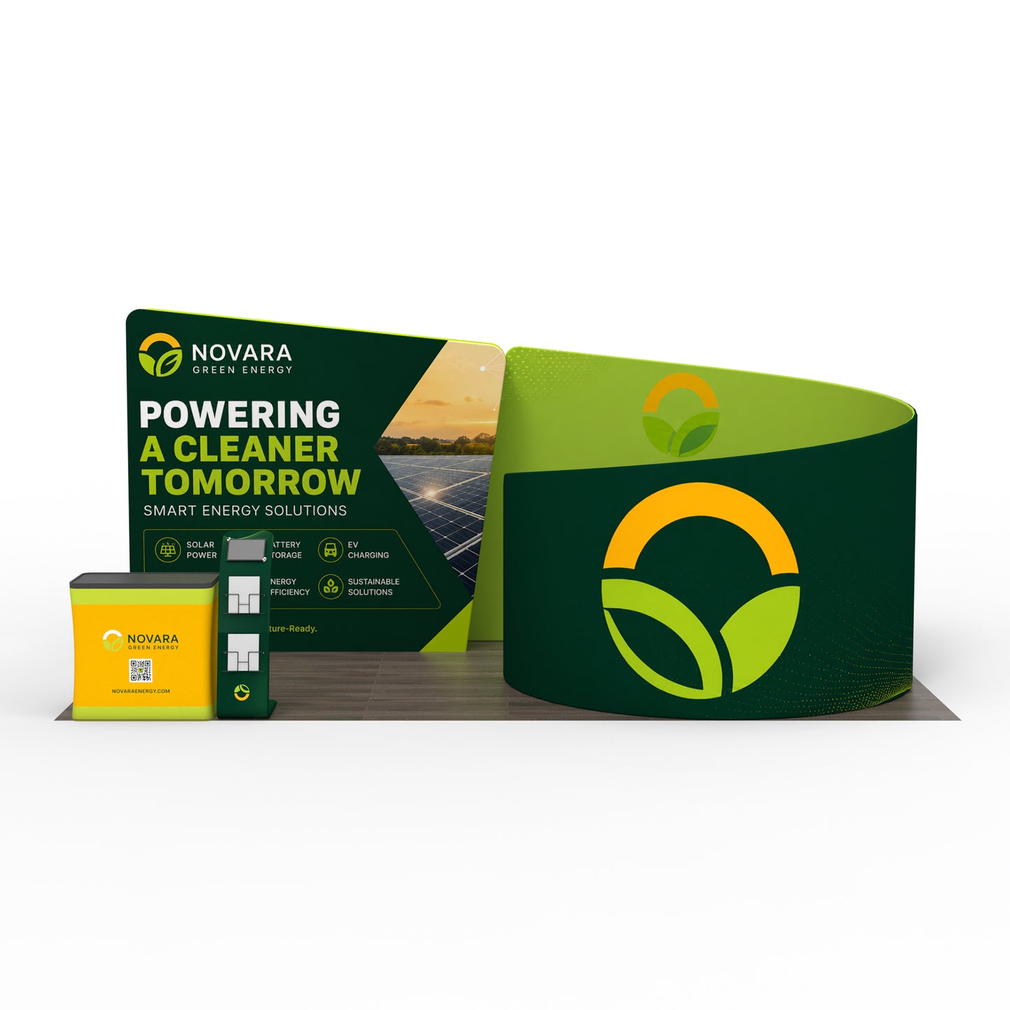 10x20 TenseLight™ Backlit Modular Trade Show Booth Display 02 - QuickShowDisplay