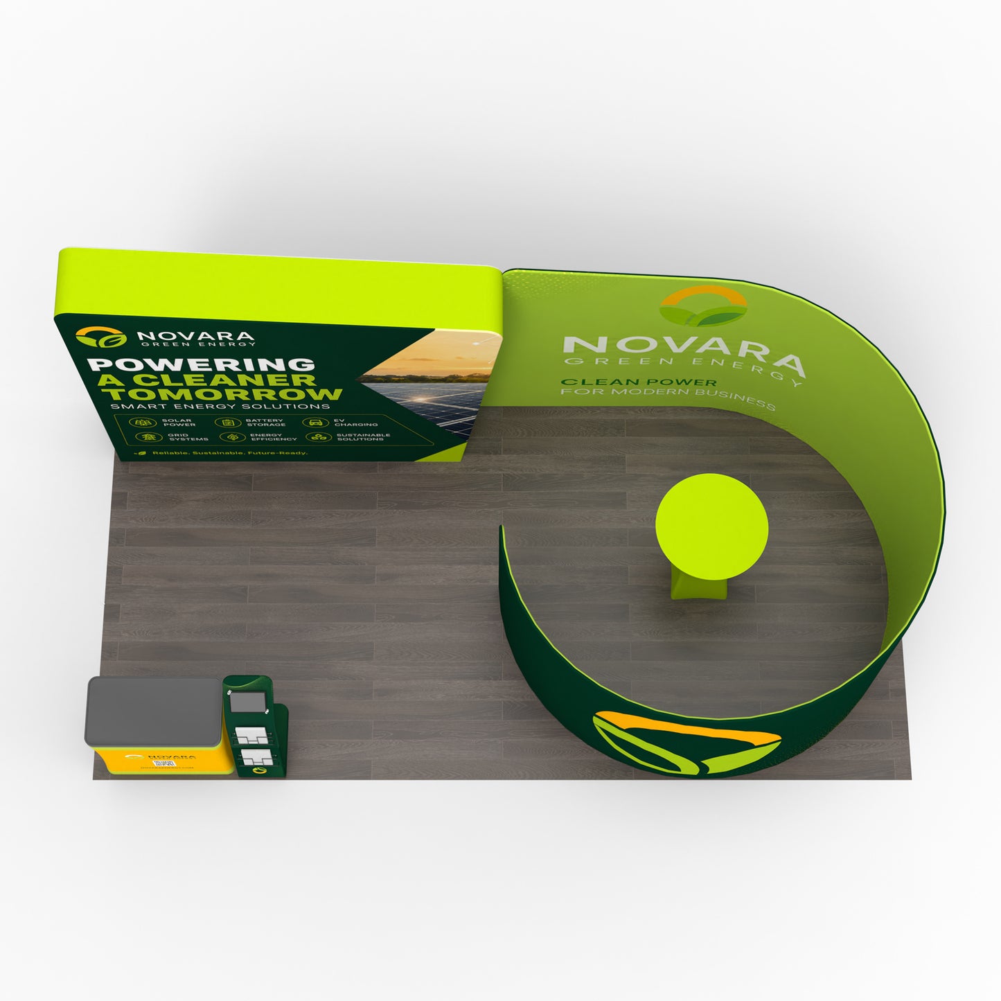 10x20 TenseLight™ Backlit Modular Trade Show Booth Display 02 - QuickShowDisplay