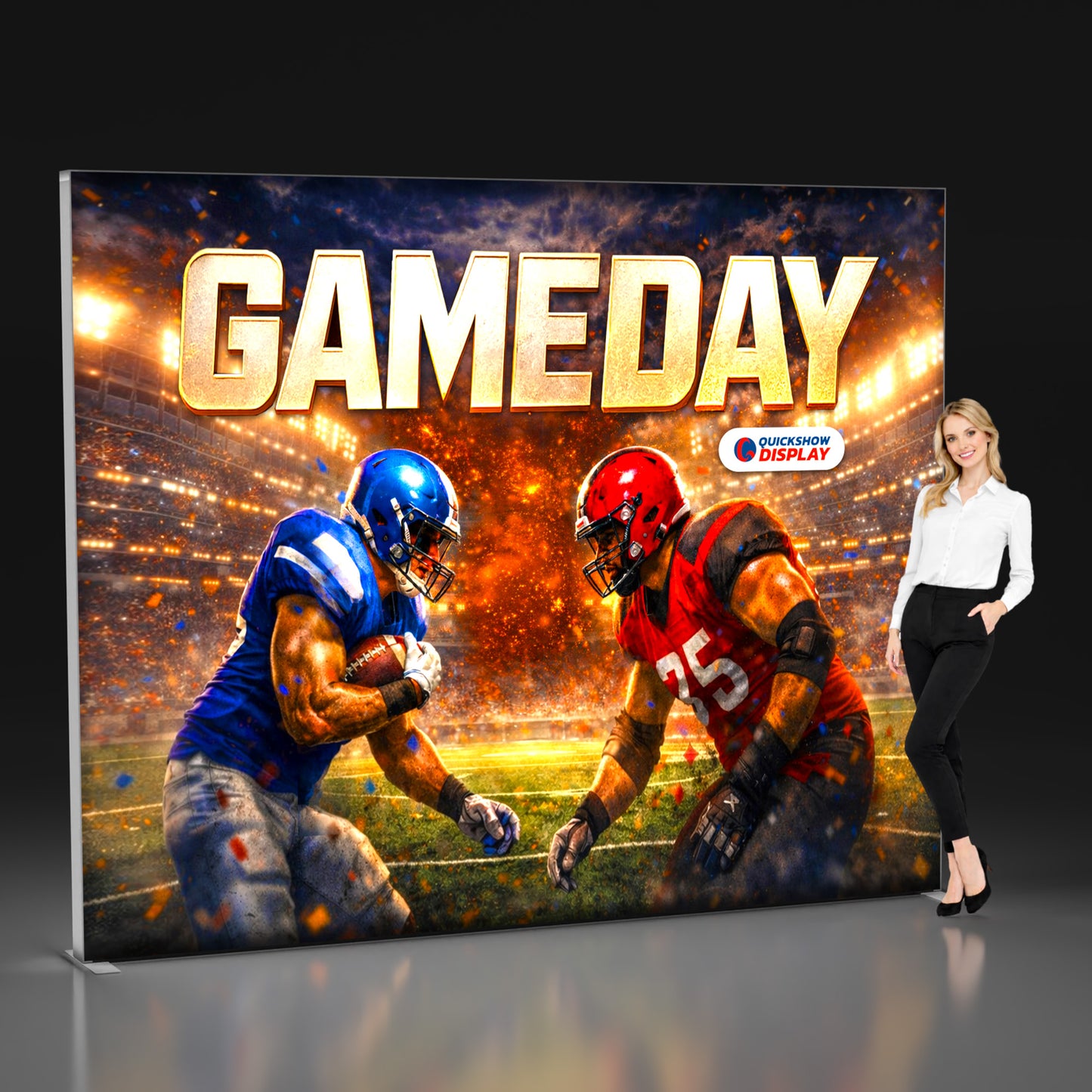 10x7.9ft Modular Aluminum SEG Lightboxes - QuickShowDisplay