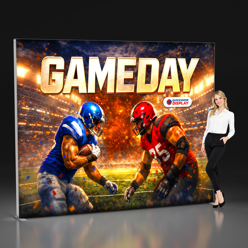 10x7.9ft Modular Aluminum SEG Lightboxes - QuickShowDisplay