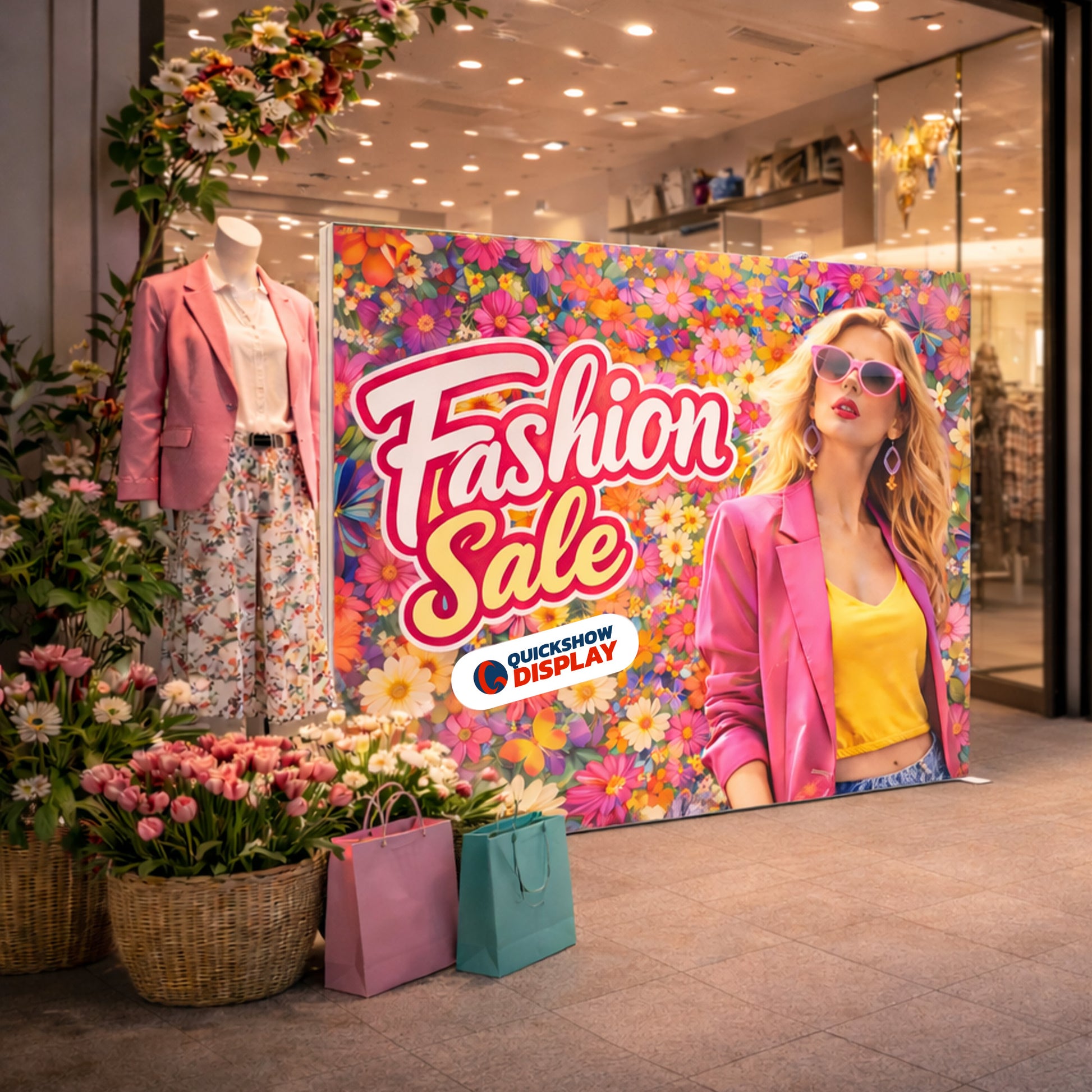 10x7.9ft PVC SEG Lightboxes - QuickShowDisplay