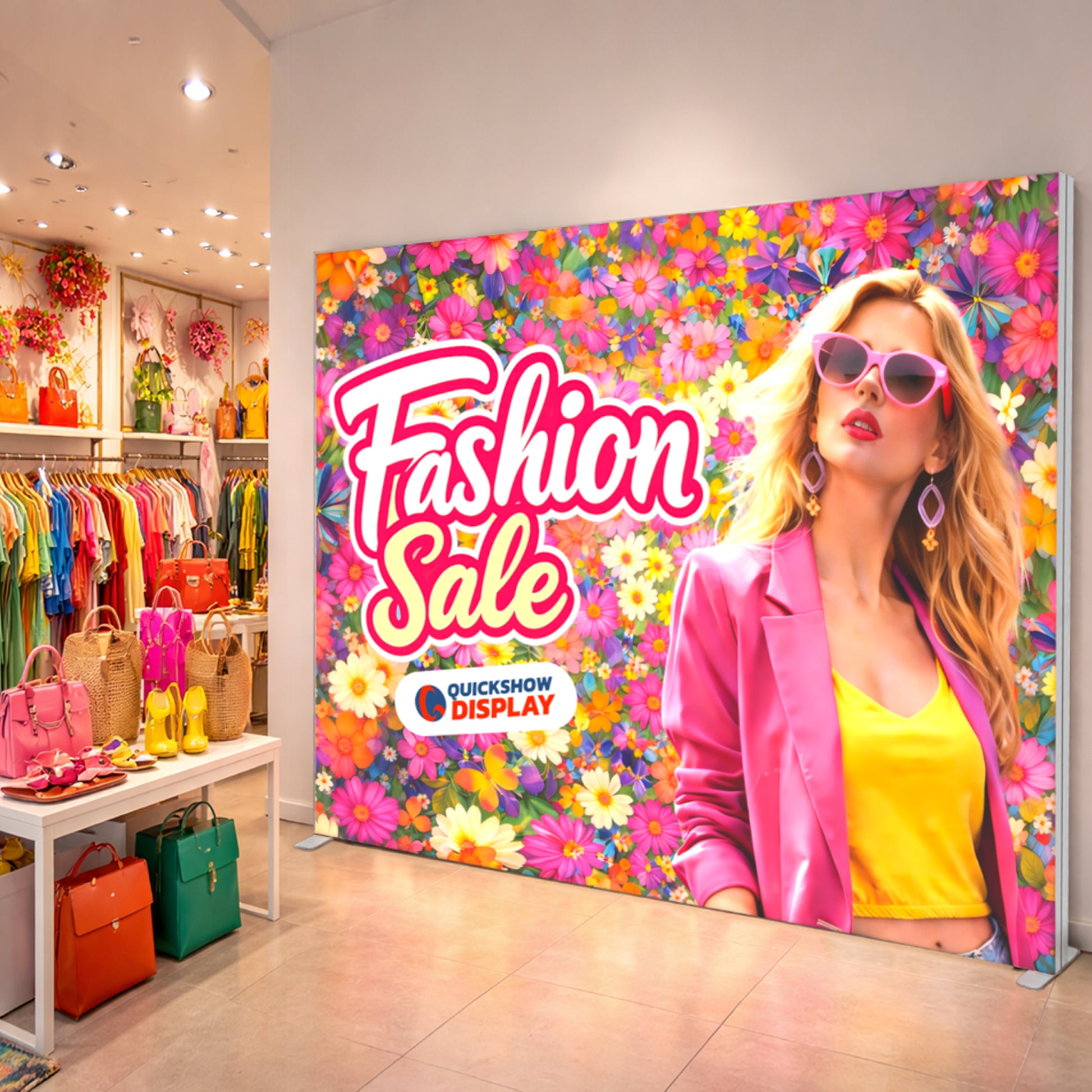 10x7.9ft PVC SEG Lightboxes - QuickShowDisplay