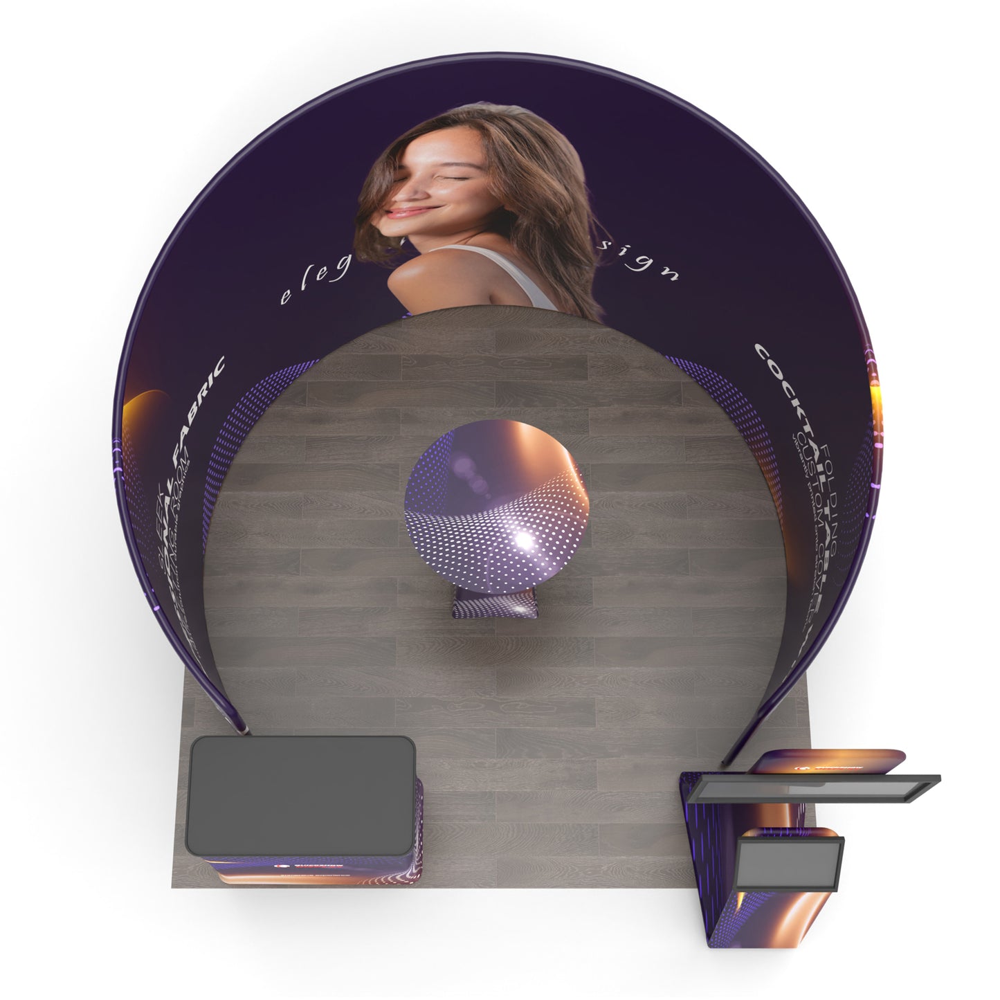 10x10 Inline Trade Show Booth 10