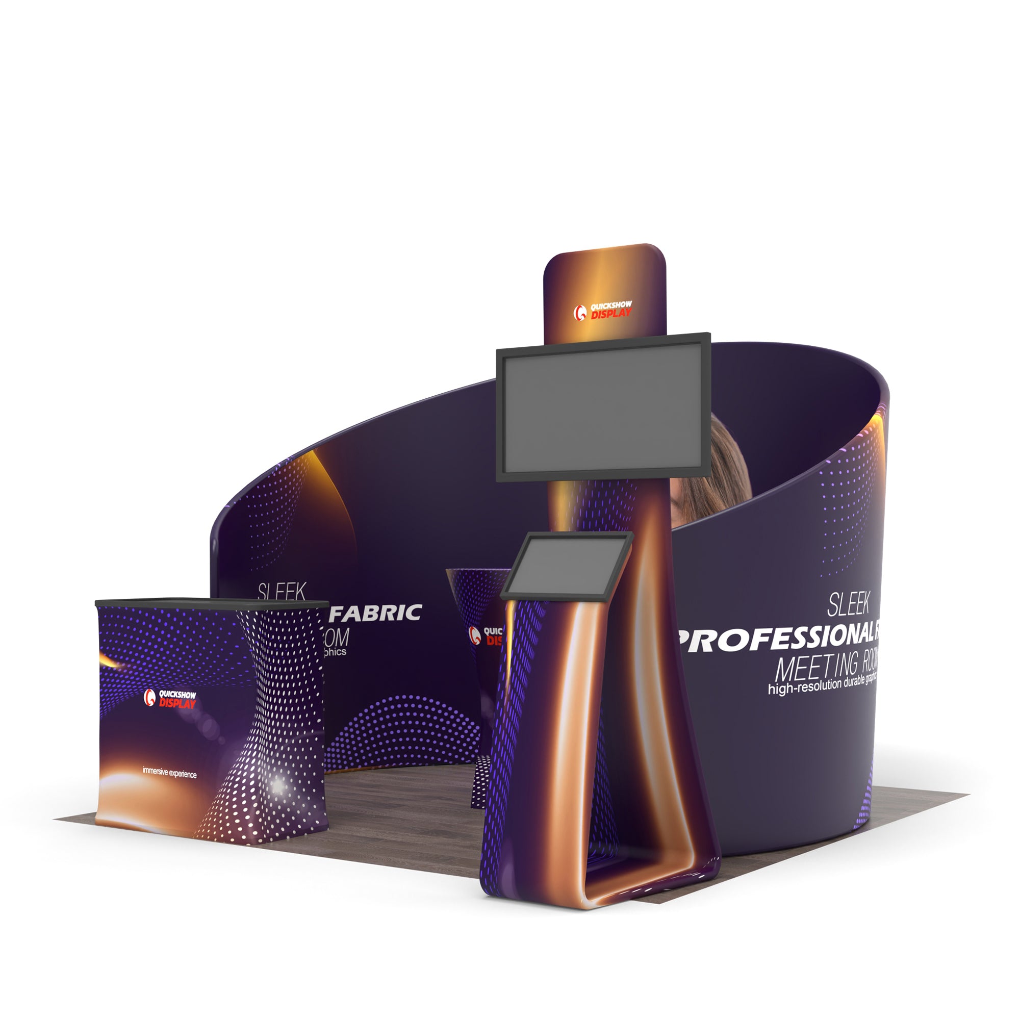 10x10 Inline Trade Show Booth 10