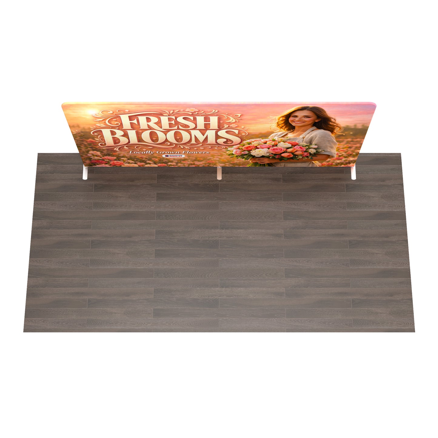 15ft TenseFlex™ Fabric Backdrop-Straight - QuickShowDisplay