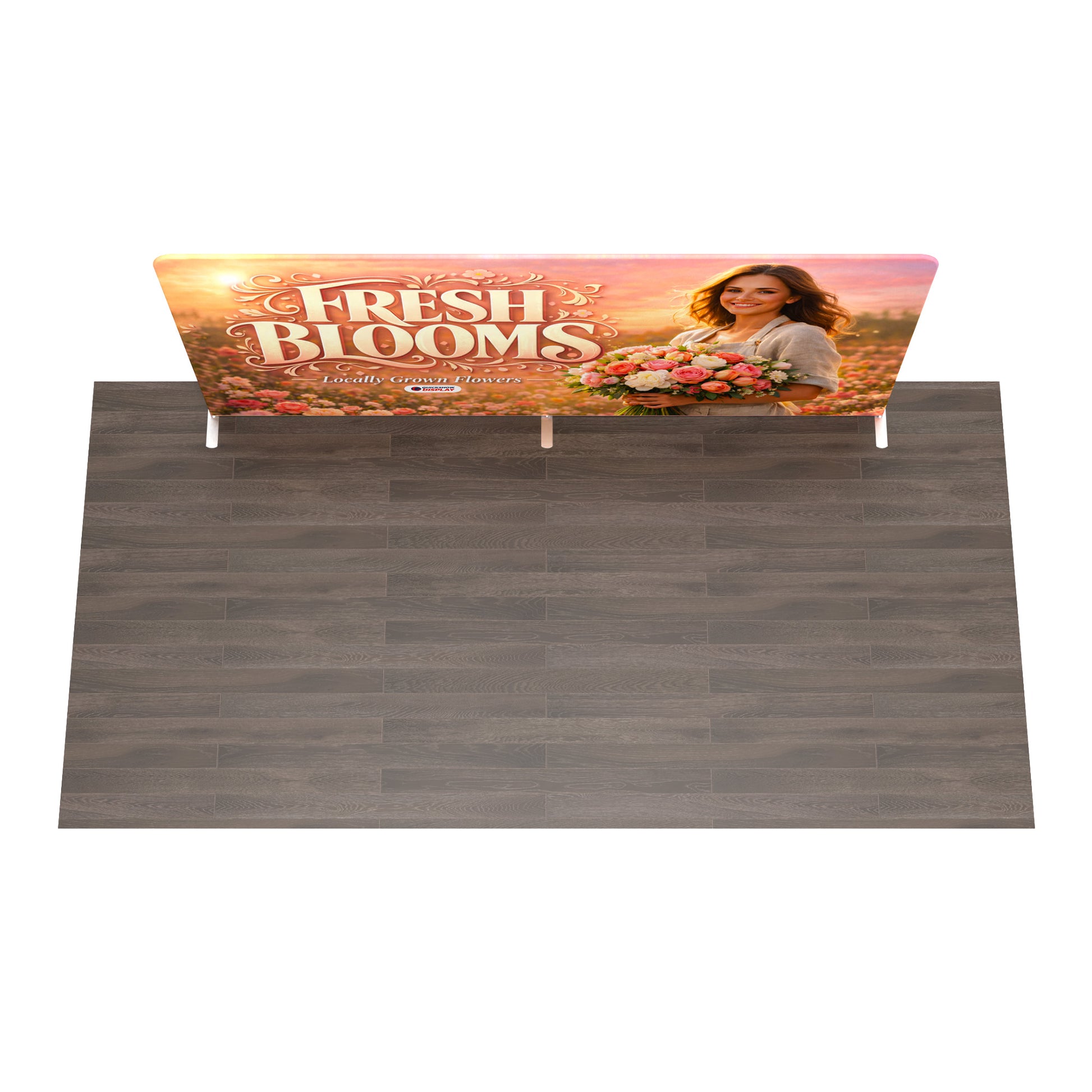 15ft TenseFlex™ Fabric Backdrop-Straight - QuickShowDisplay