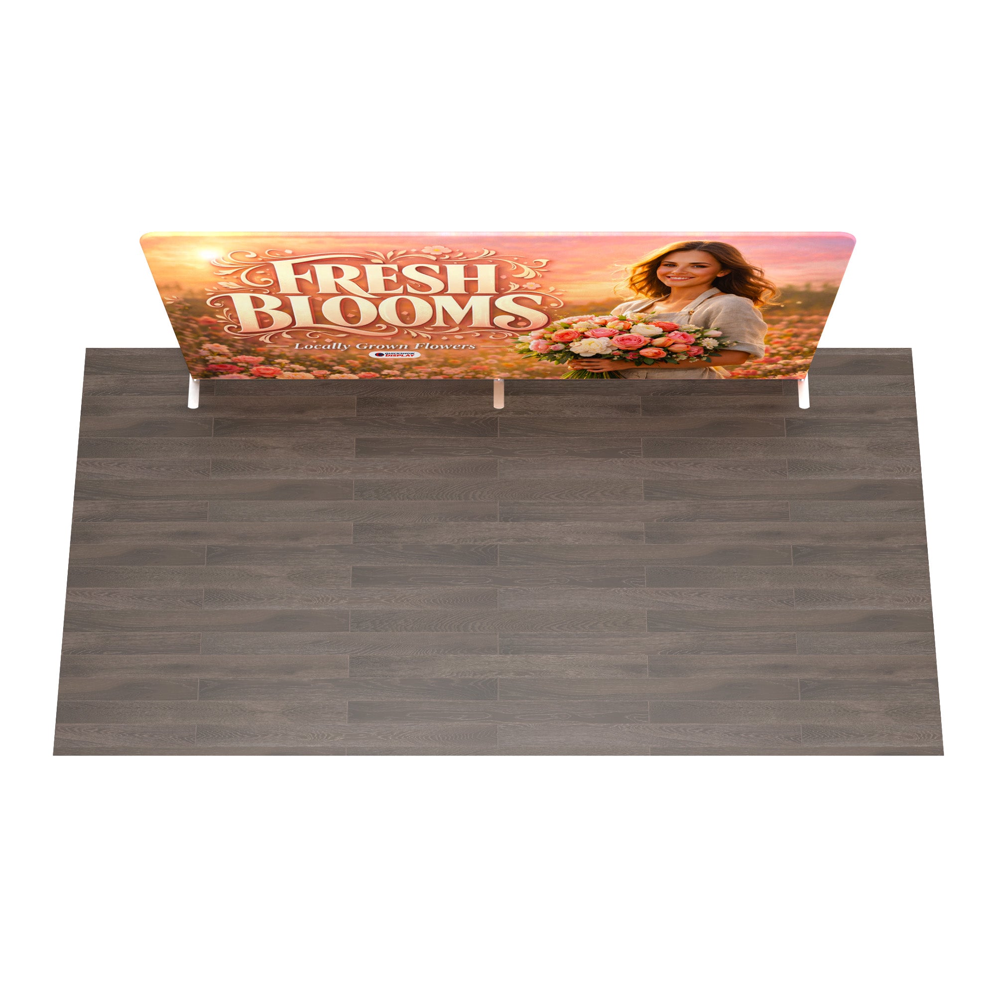 15ft TenseFlex™ Fabric Backdrop-Straight - QuickShowDisplay