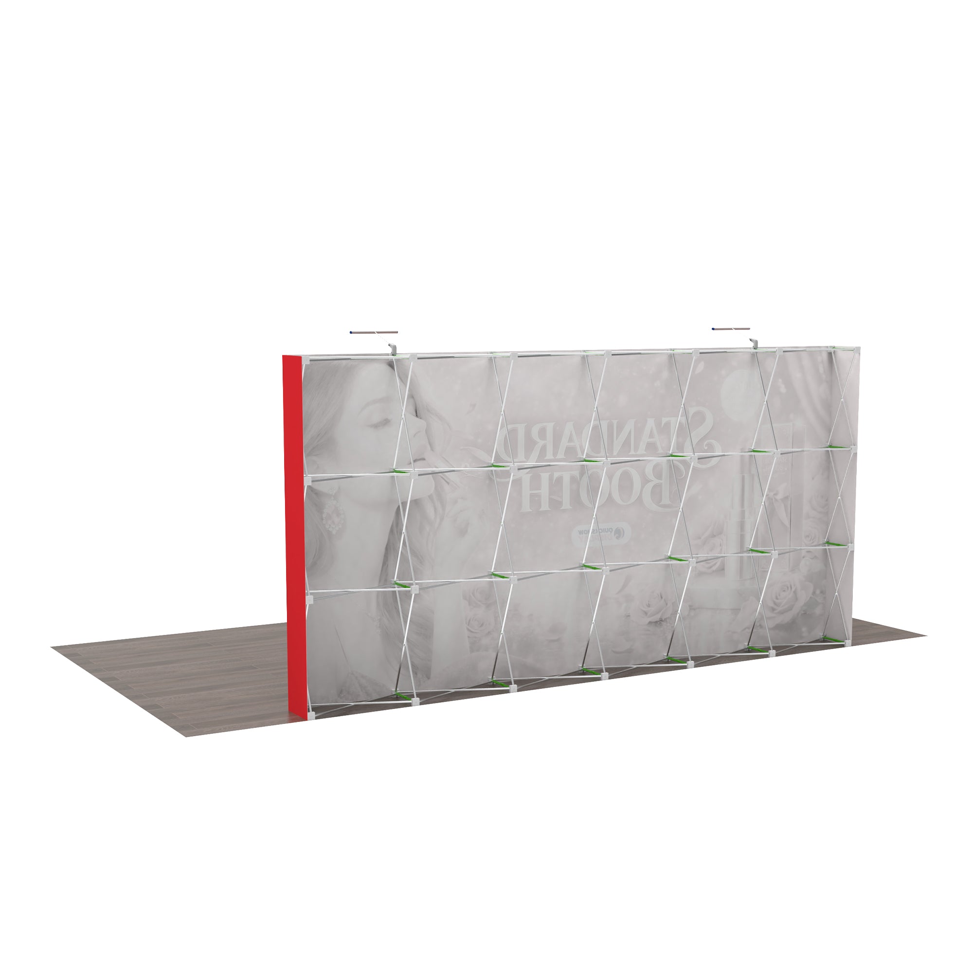 15ft TensePop™ Fabric Backdrop-Straight - QuickShowDisplay