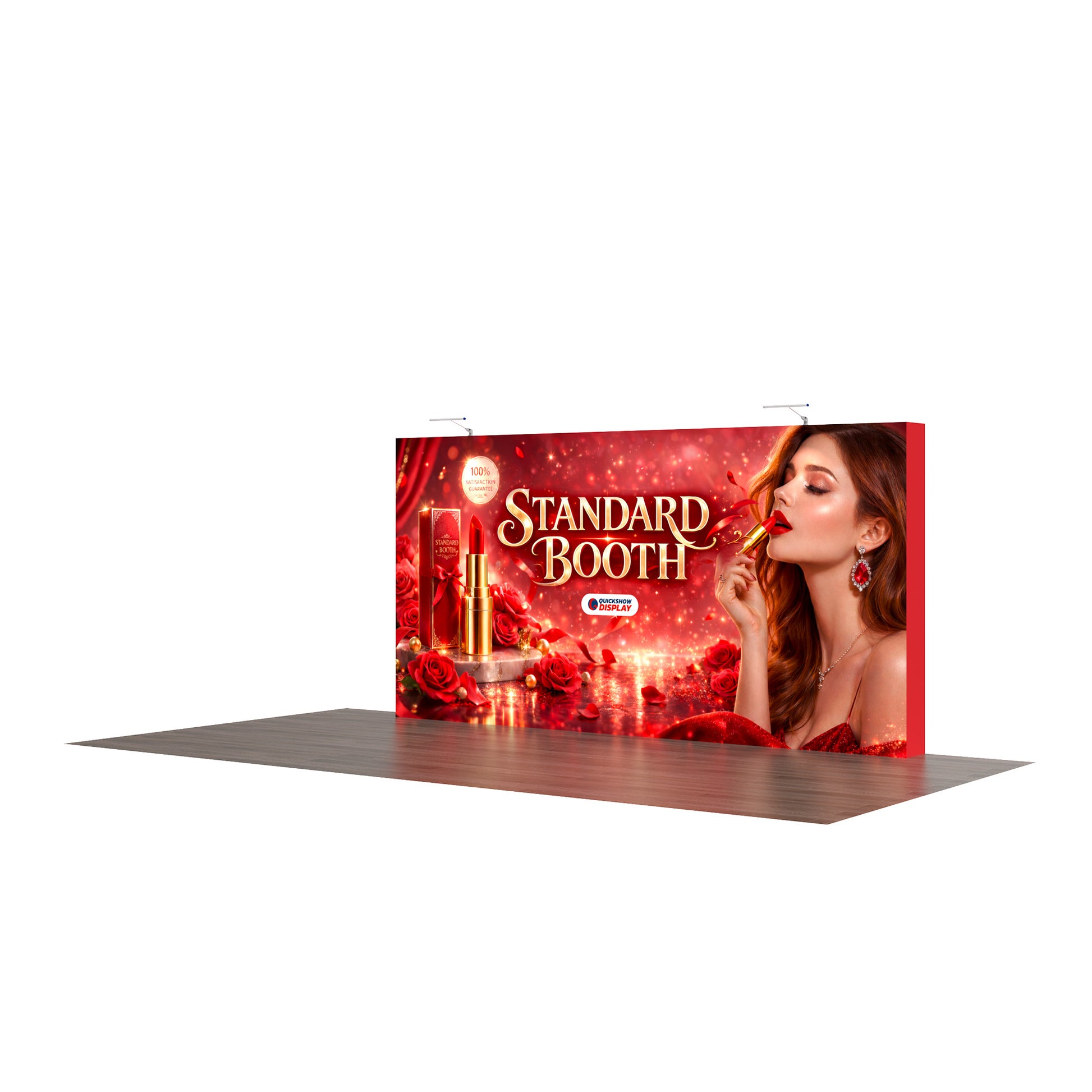 15ft TensePop™ Fabric Backdrop-Straight - QuickShowDisplay