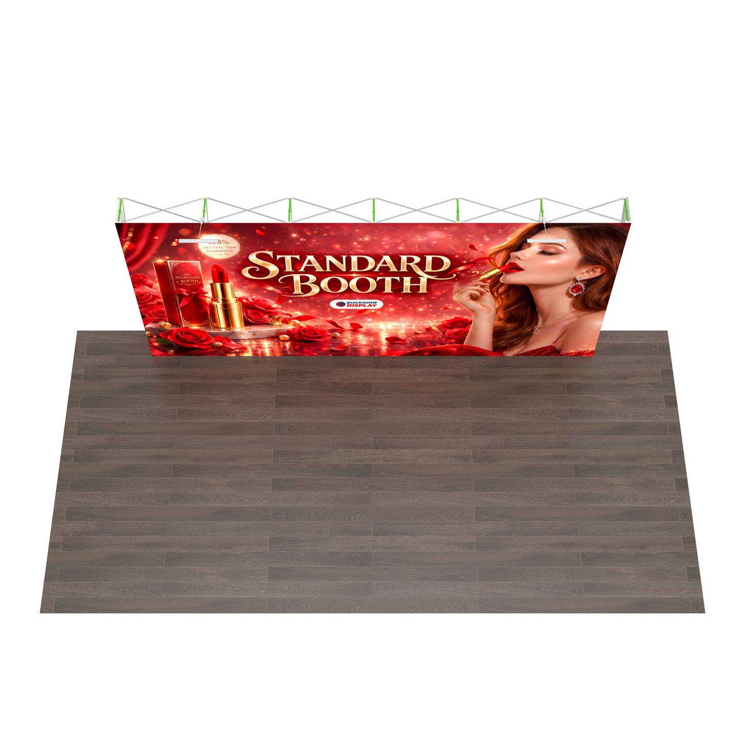 15ft TensePop™ Fabric Backdrop-Straight - QuickShowDisplay
