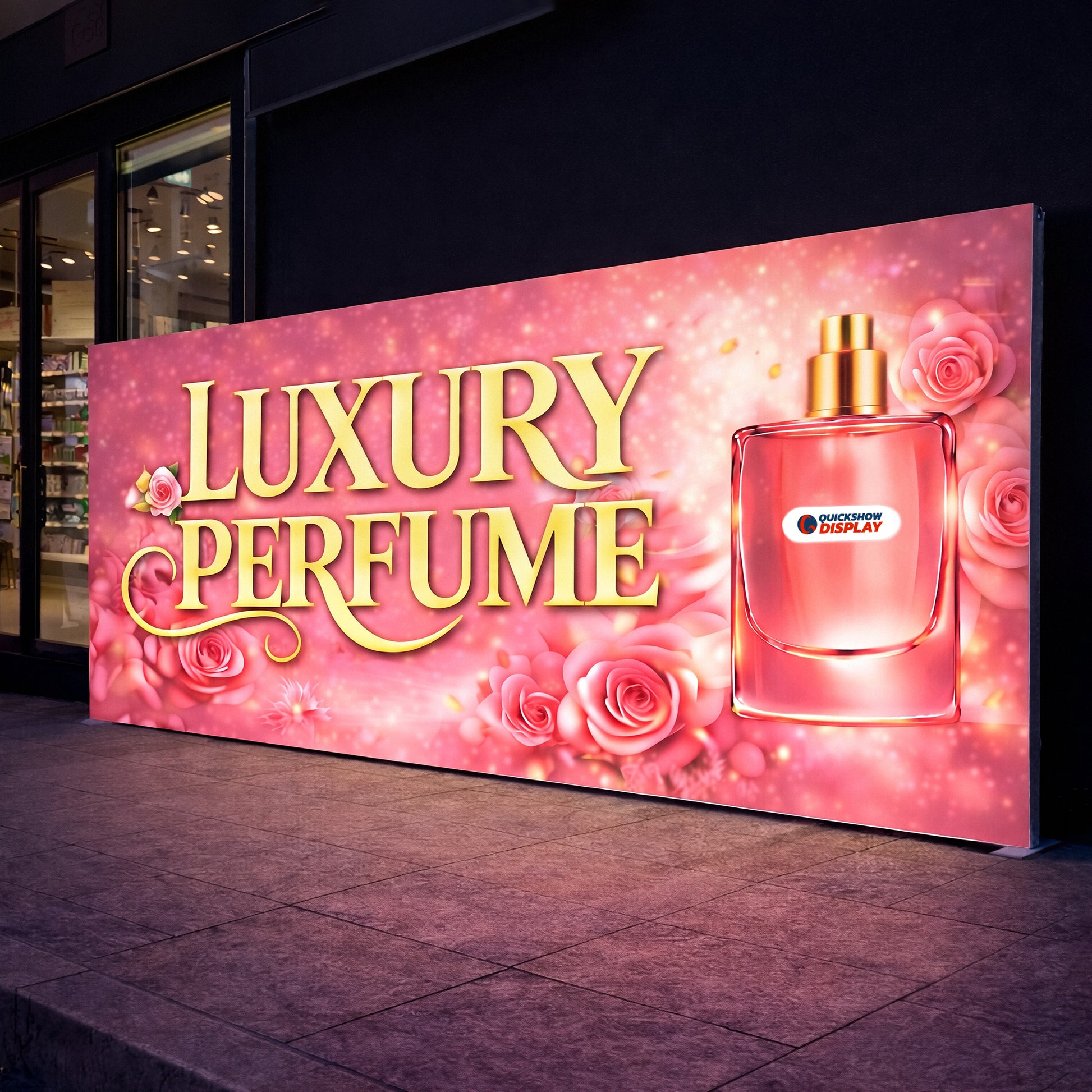 16.4x7.9ft PVC SEG Lightboxes - QuickShowDisplay