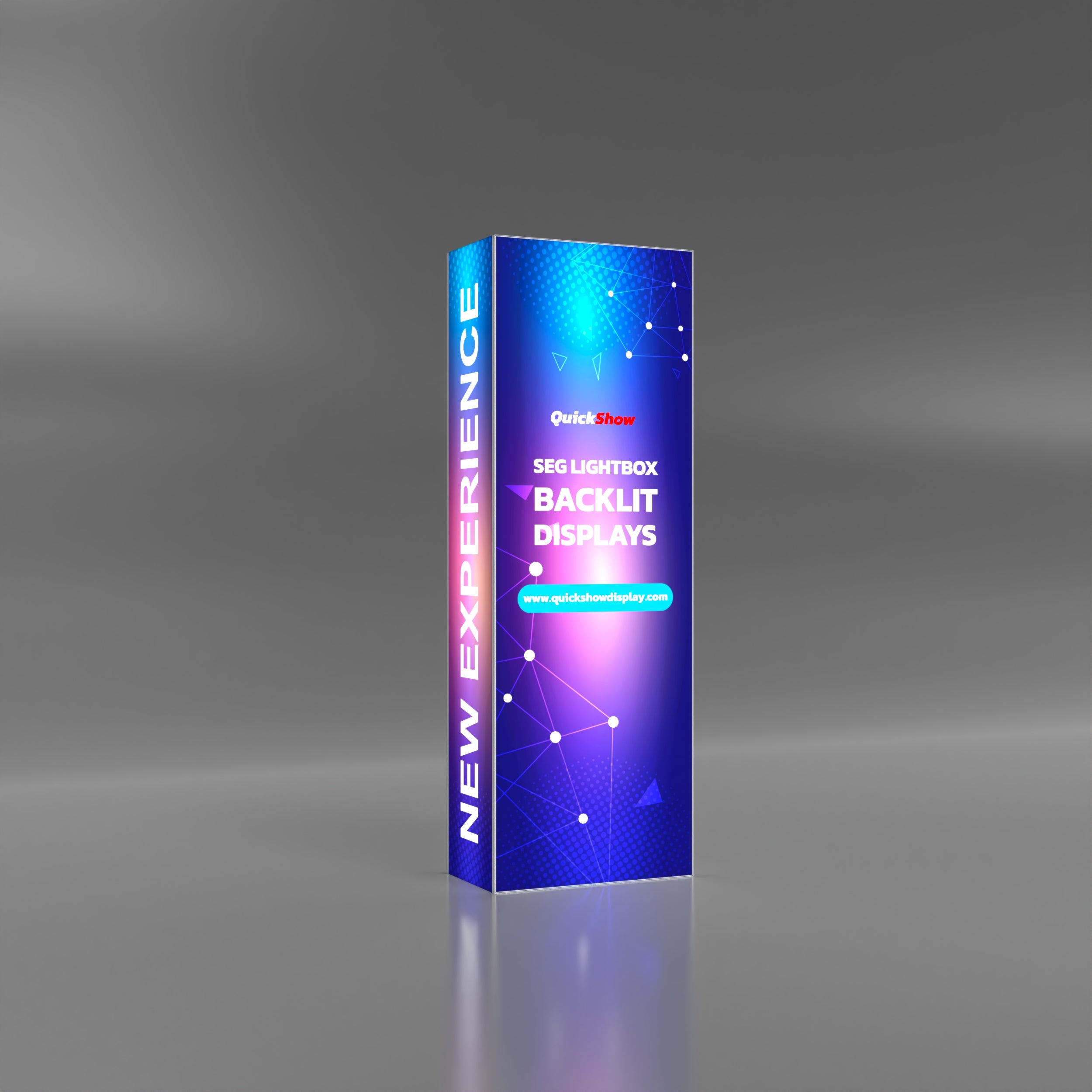 2.5ft SEG Pop up Backlit Display