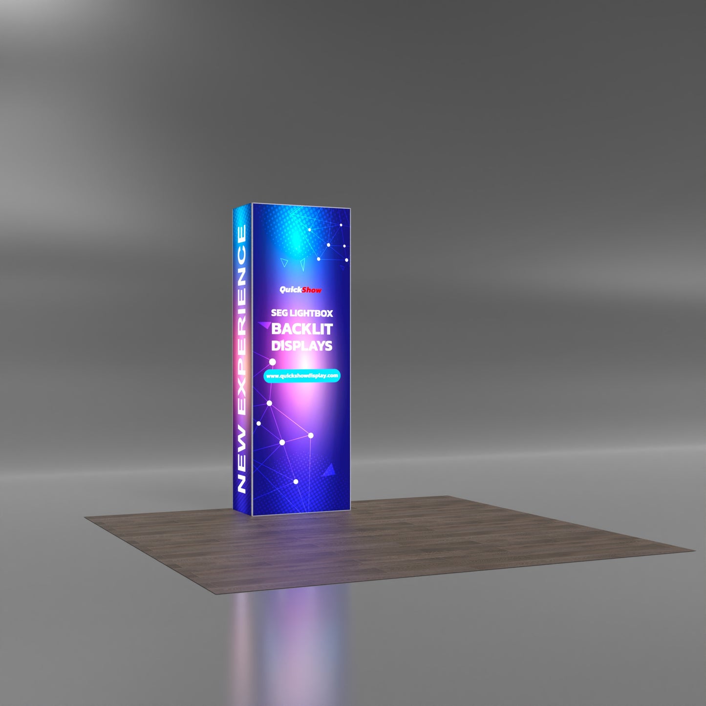 2.5ft SEG Pop up Backlit Display