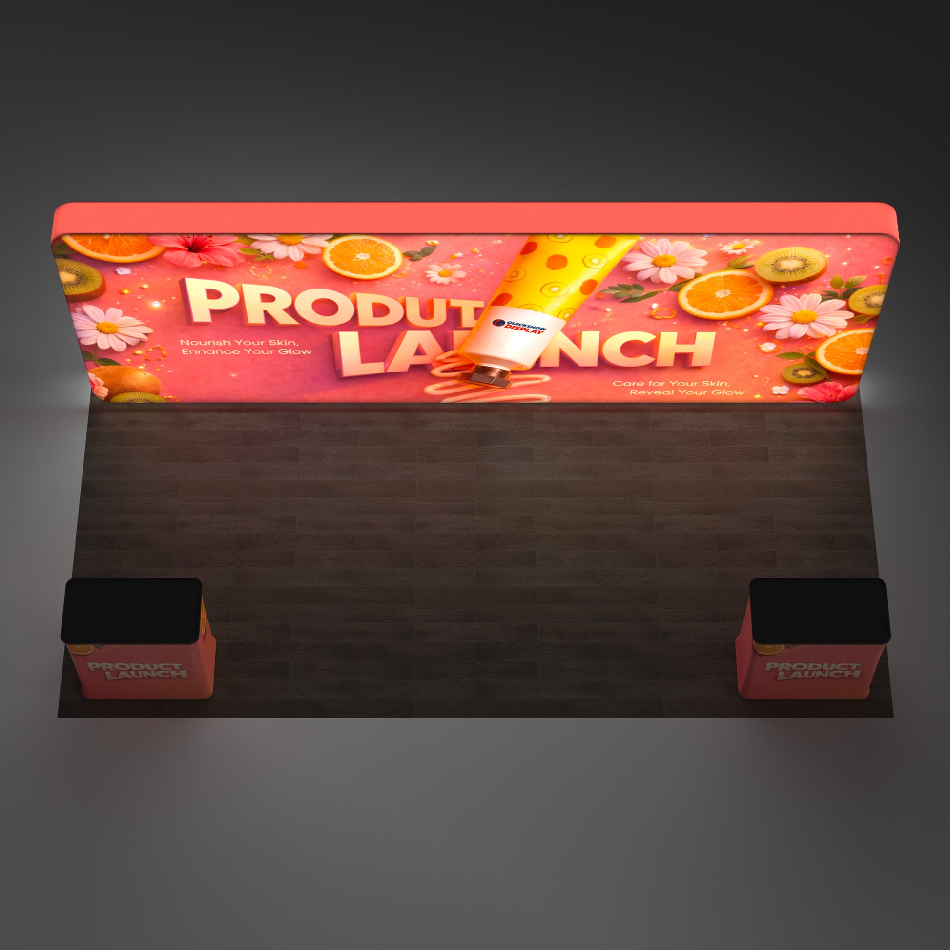 20ft TenseLight™ Booth Kit A - QuickShowDisplay