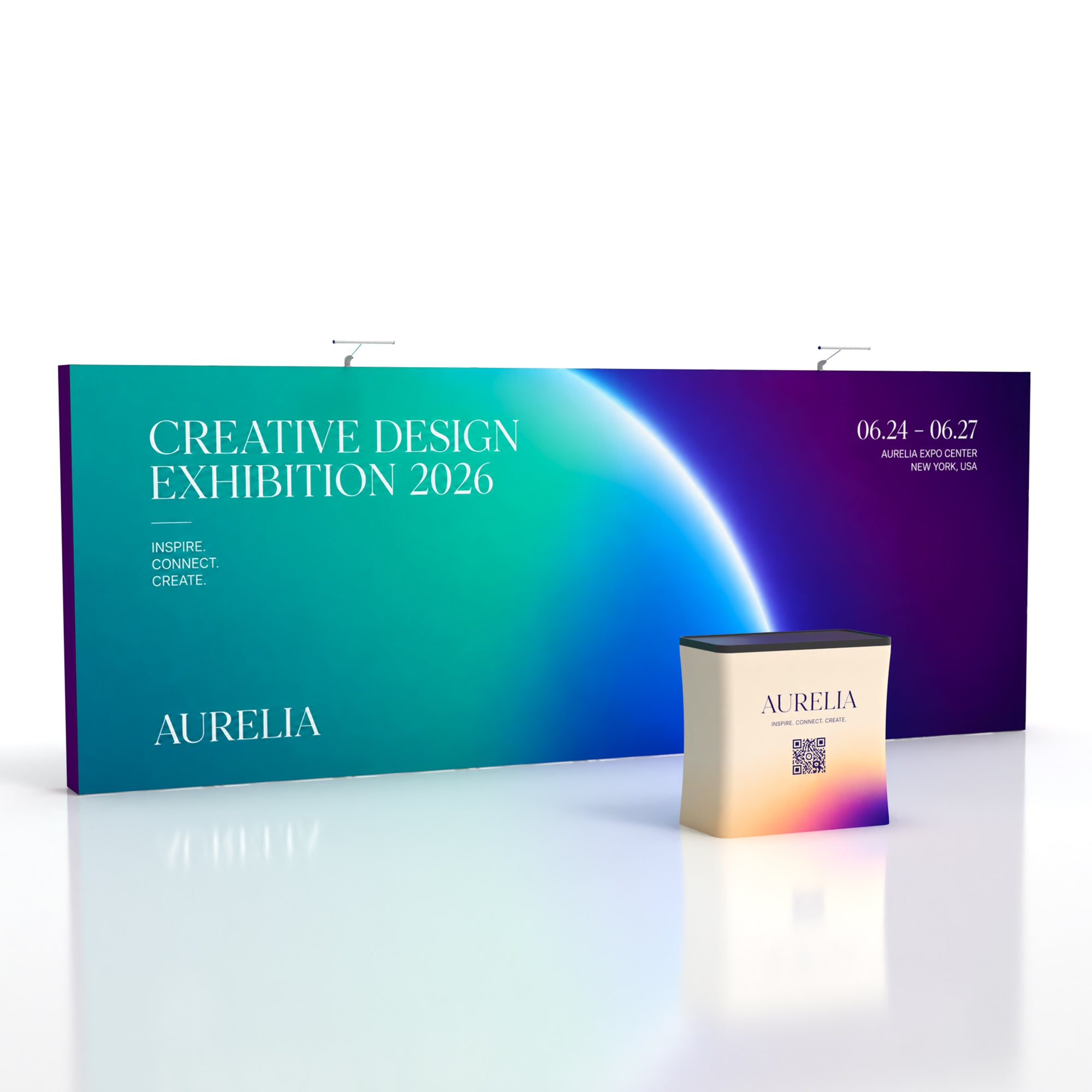 10x20 TensePop™ Booth Trade Show Booth Display
