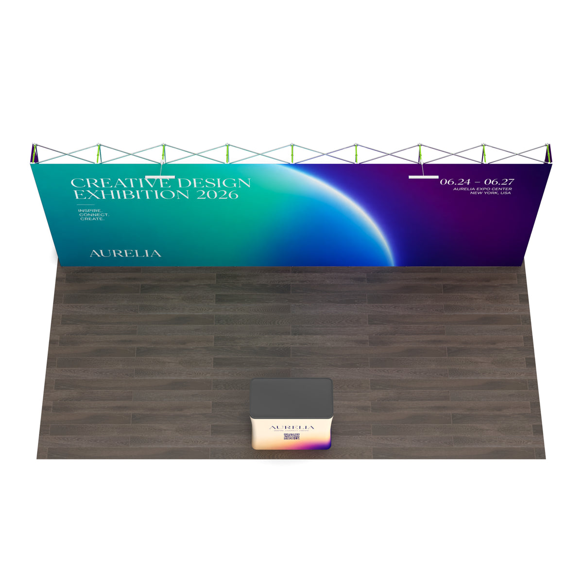 10x20 TensePop™ Booth Trade Show Booth Display