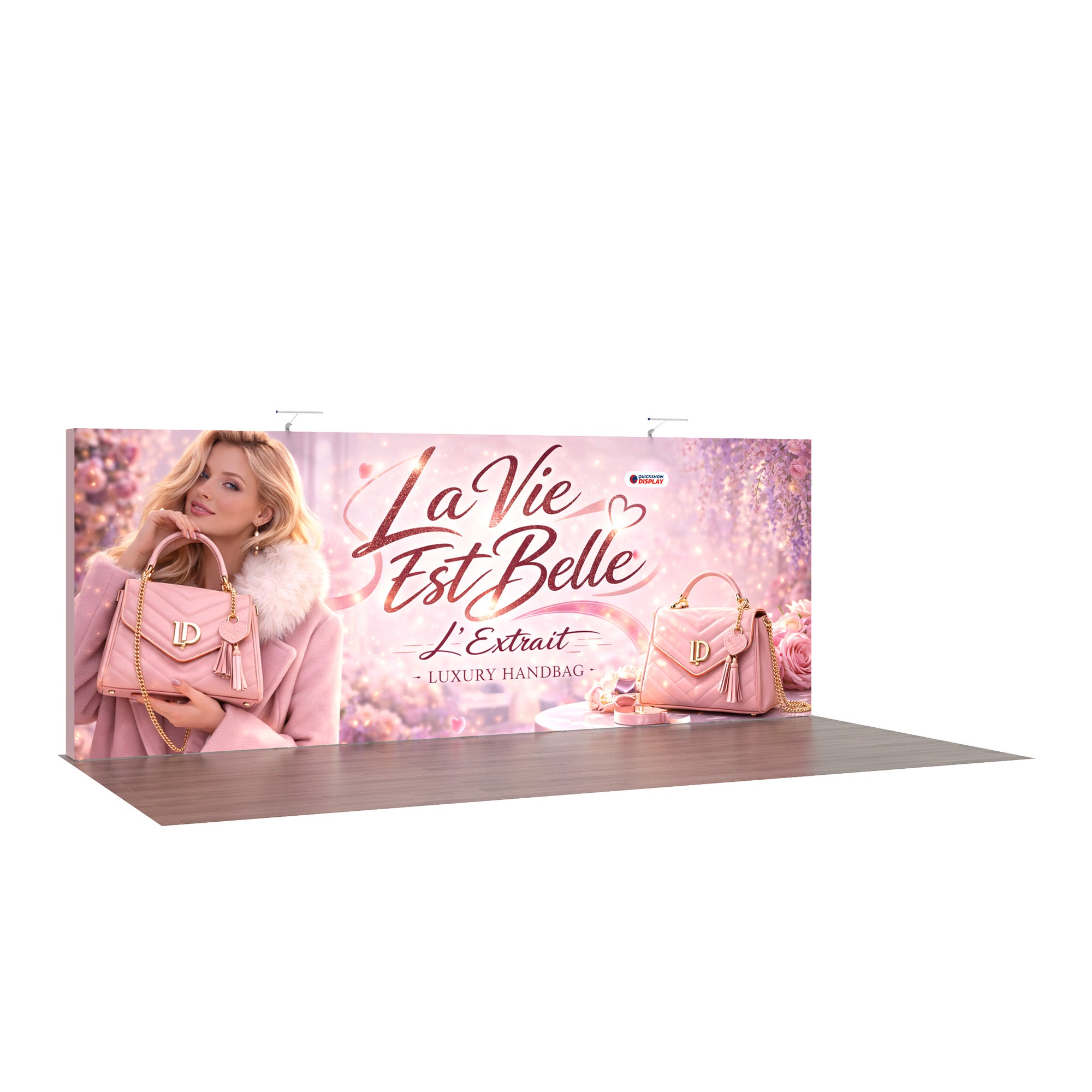 20ft TensePop™ Fabric Backdrop-Straight