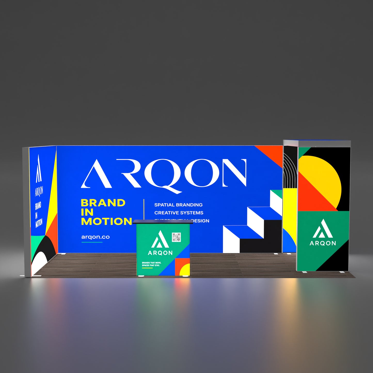 10x20 EdgeLumi™ Aluminum SEG Backlit Trade Show Booth Display A