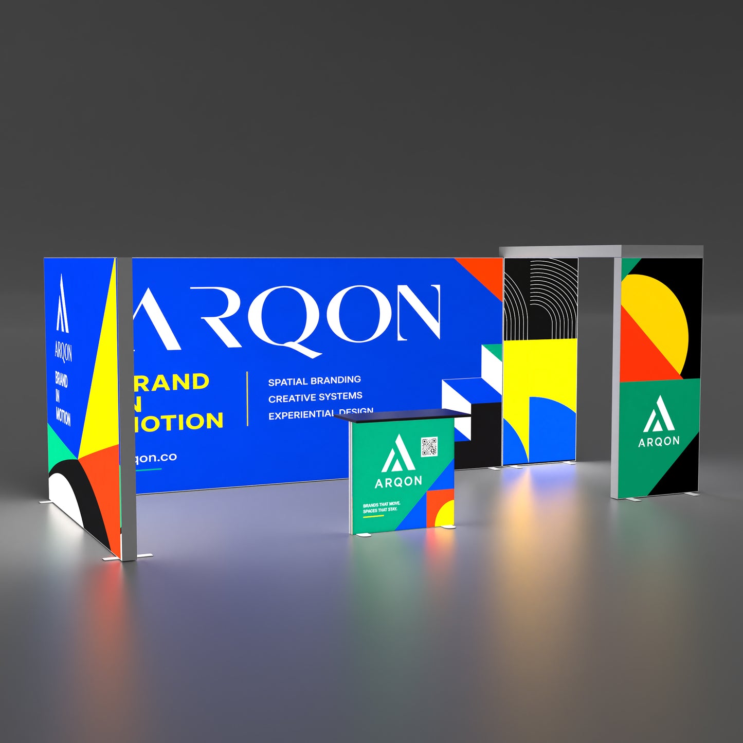 10x20 EdgeLumi™ Aluminum SEG Backlit Trade Show Booth Display A