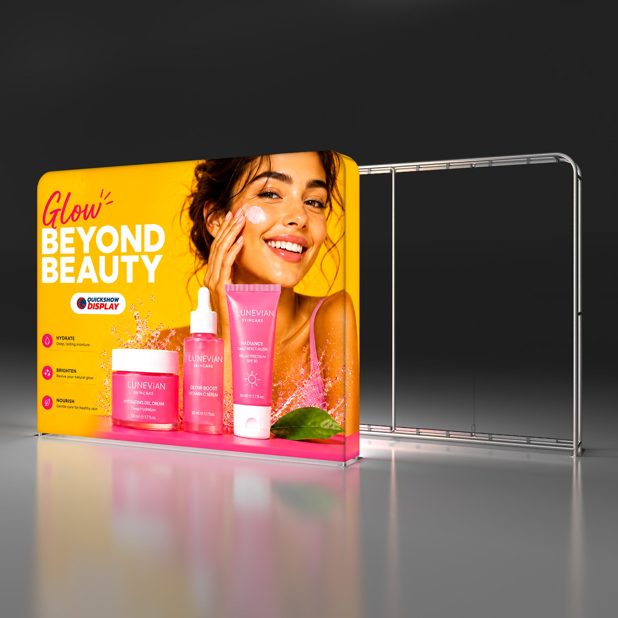 10ft TenseLight™ Backlit Backdrop with Stabilizing Feet
