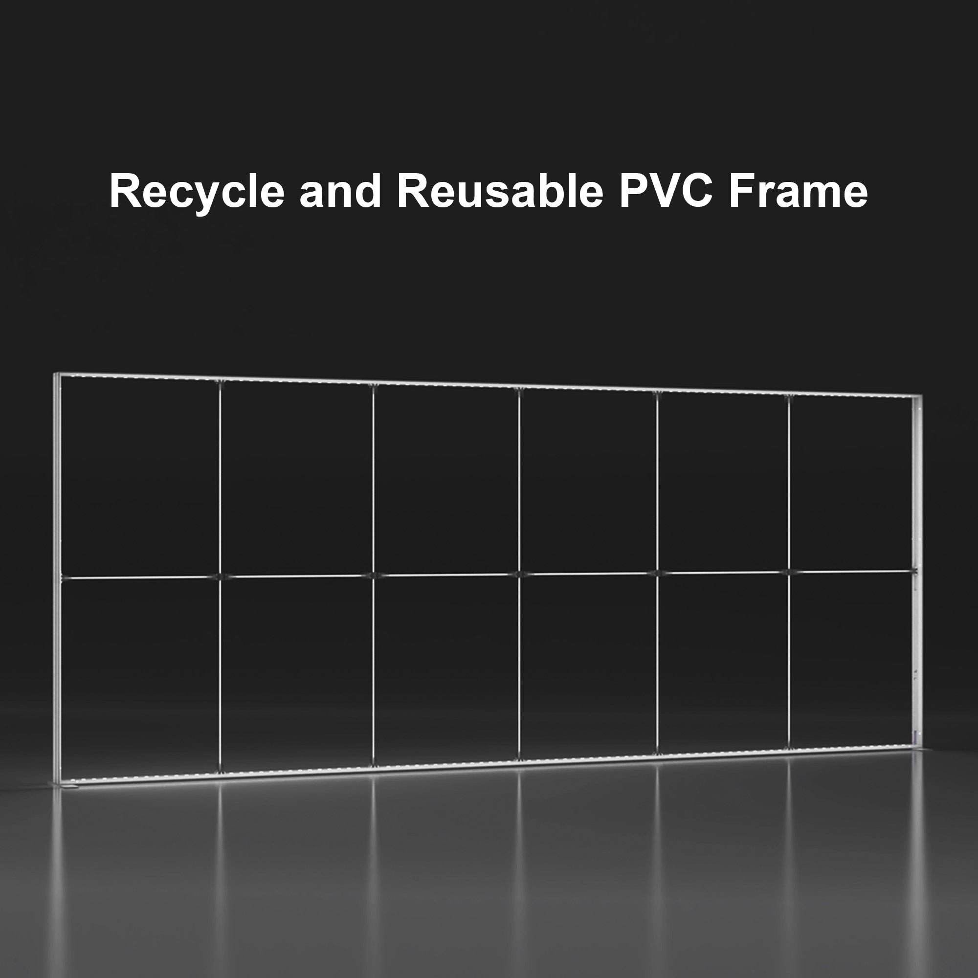 20x7.9ft PVC SEG Lightboxes - QuickShowDisplay
