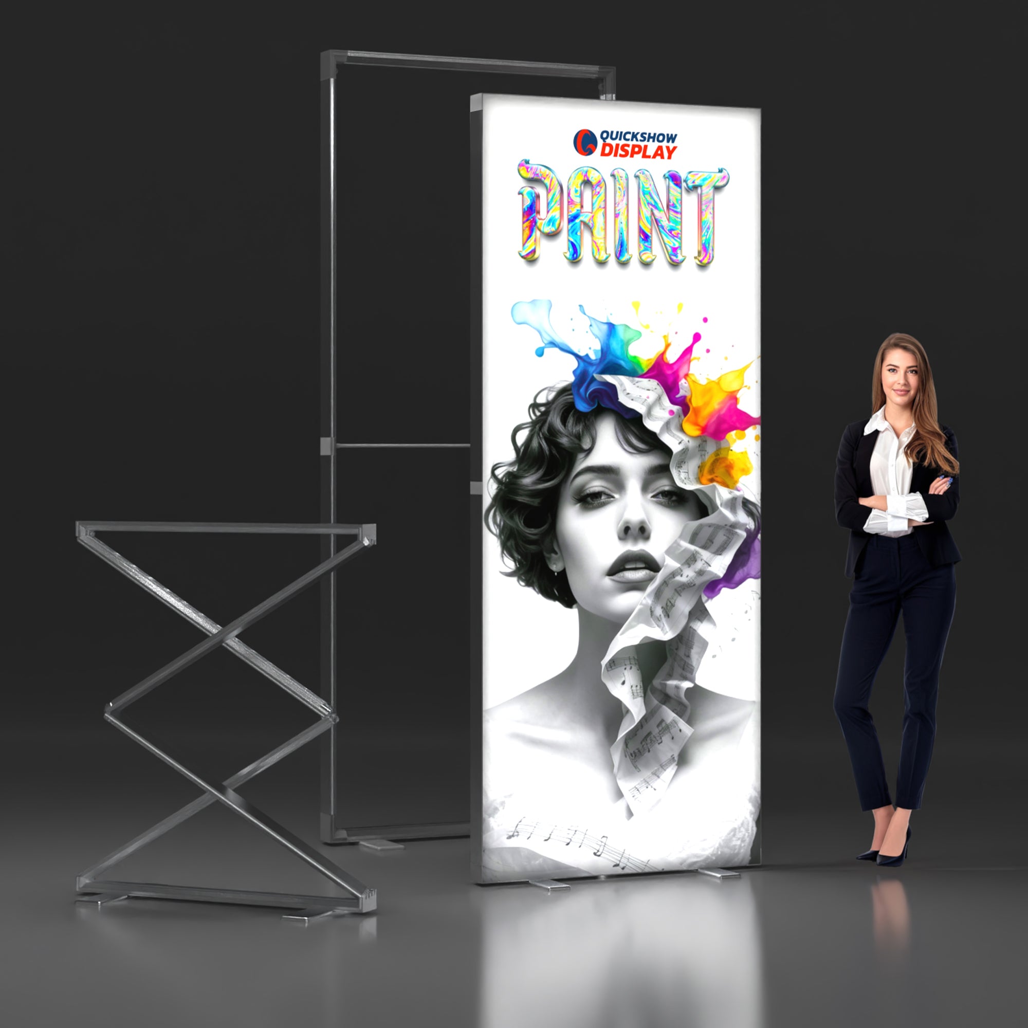 3.3x8.2ft EdgeLumi™ Collapsible SEG Lightboxes