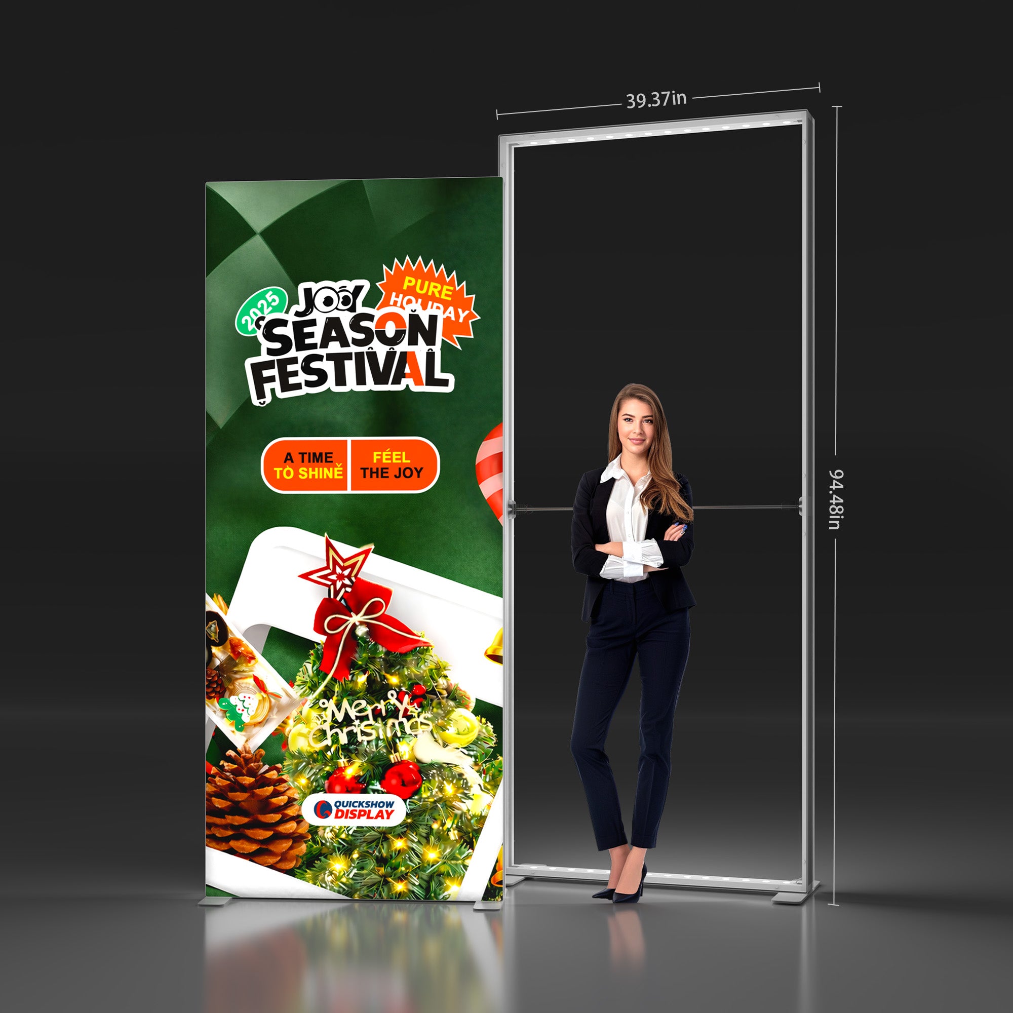 3.3x7.9ft PVC SEG Lightboxes