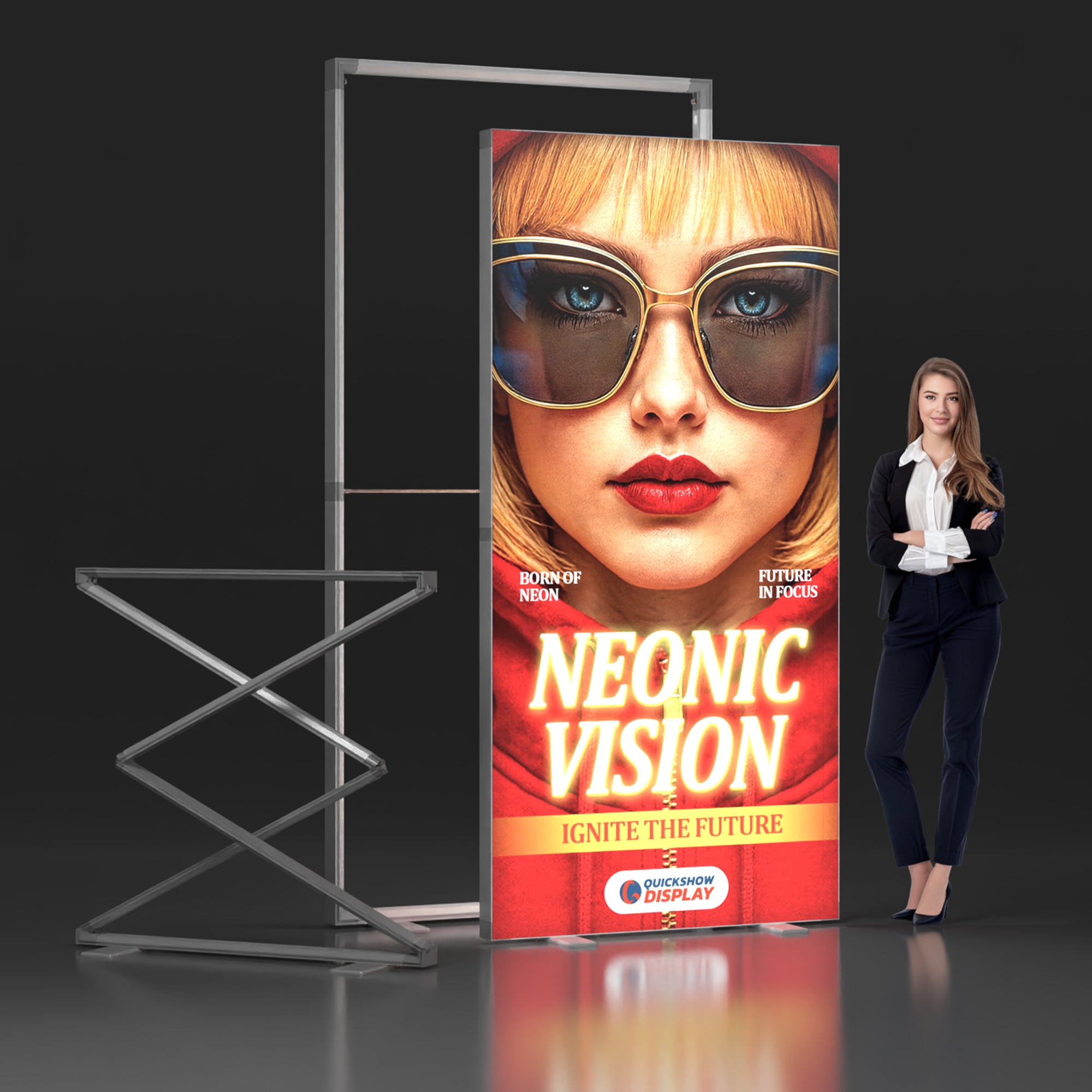 3.9x8.2ft EdgeLumi™ Collapsible SEG Lightboxes