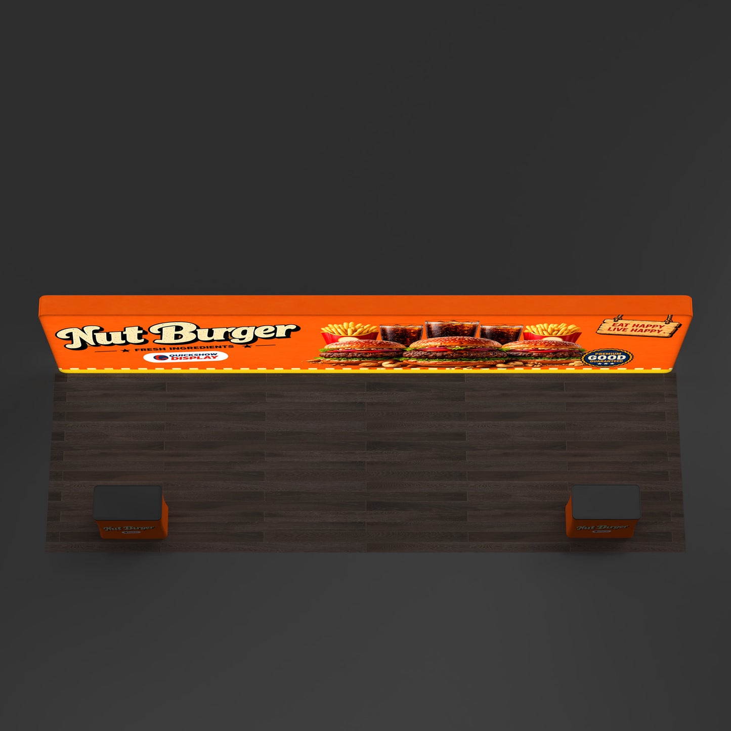 30ft TenseLight™ Booth Kit A - QuickShowDisplay