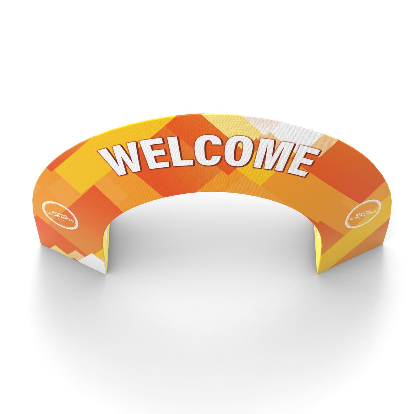 360 Brand Visibility Triangle Archway Banner Stand Display