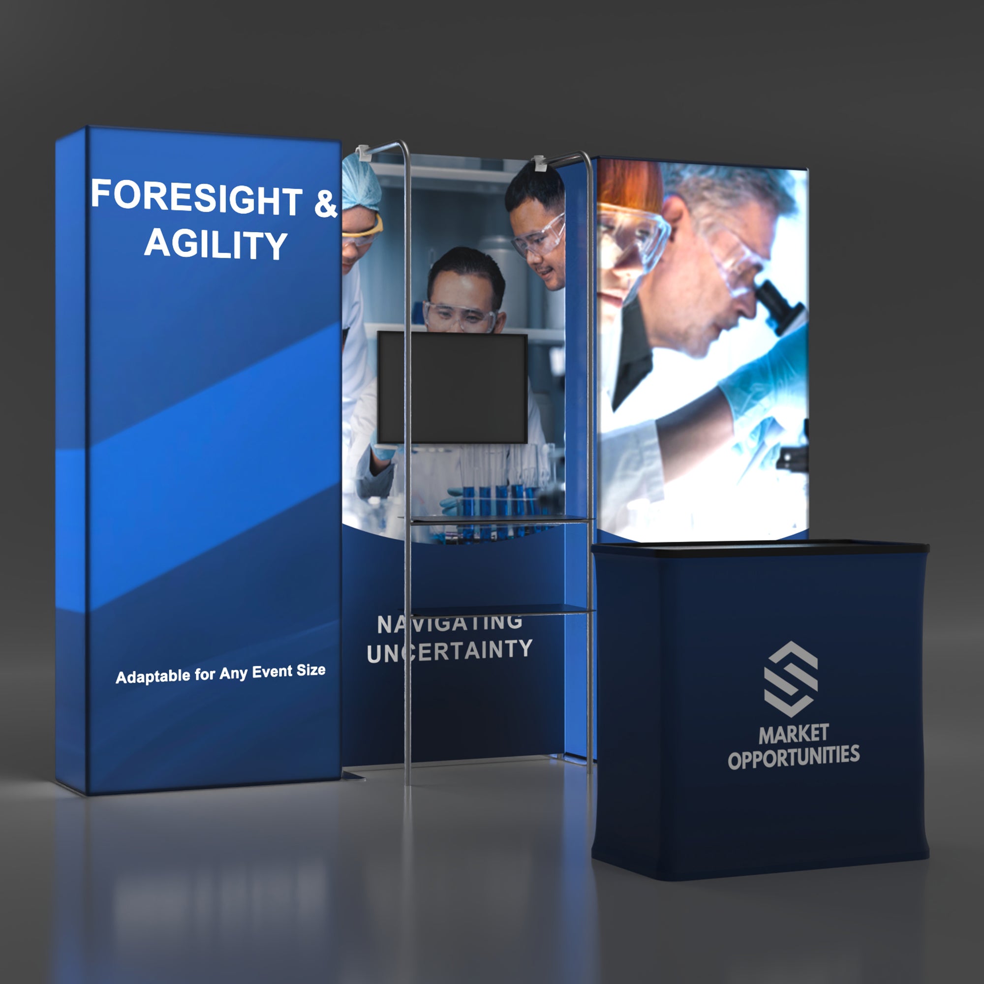 10x10 Backlit Trade Show Booth 09