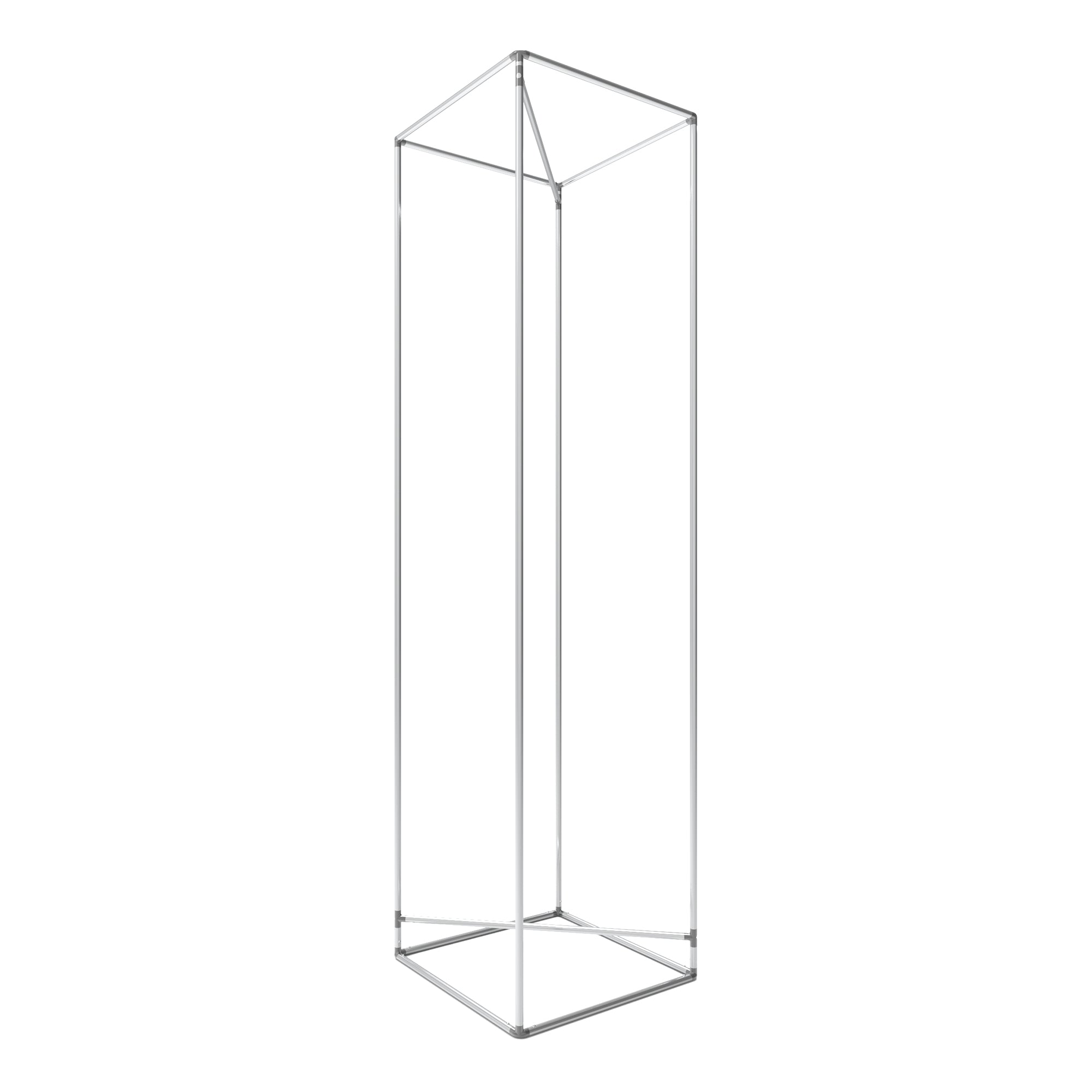 3ft Wide Square Trade Show Tower Display - QuickShowDisplay