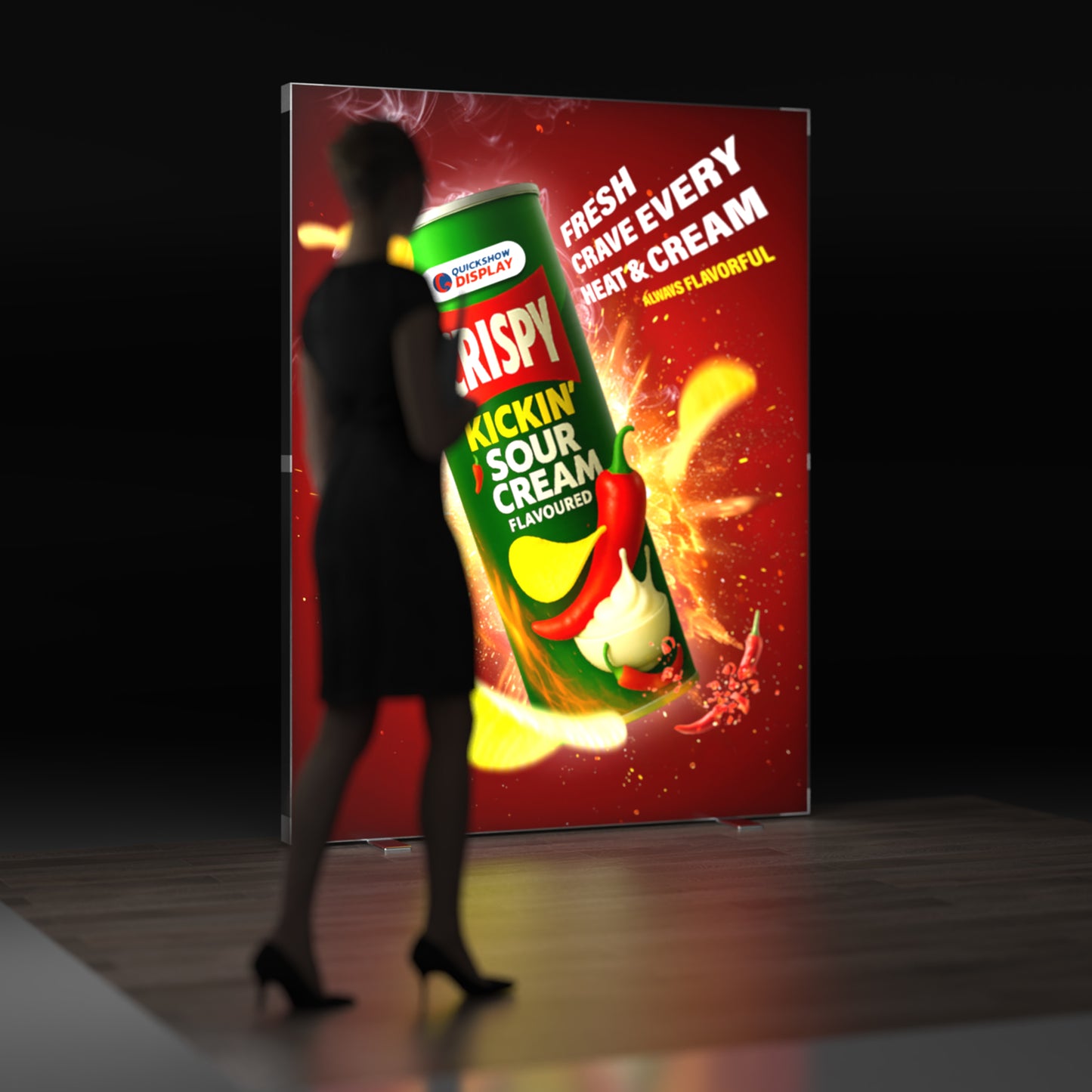 4.9x6.6ft EdgeLumi™ Collapsible SEG Lightboxes