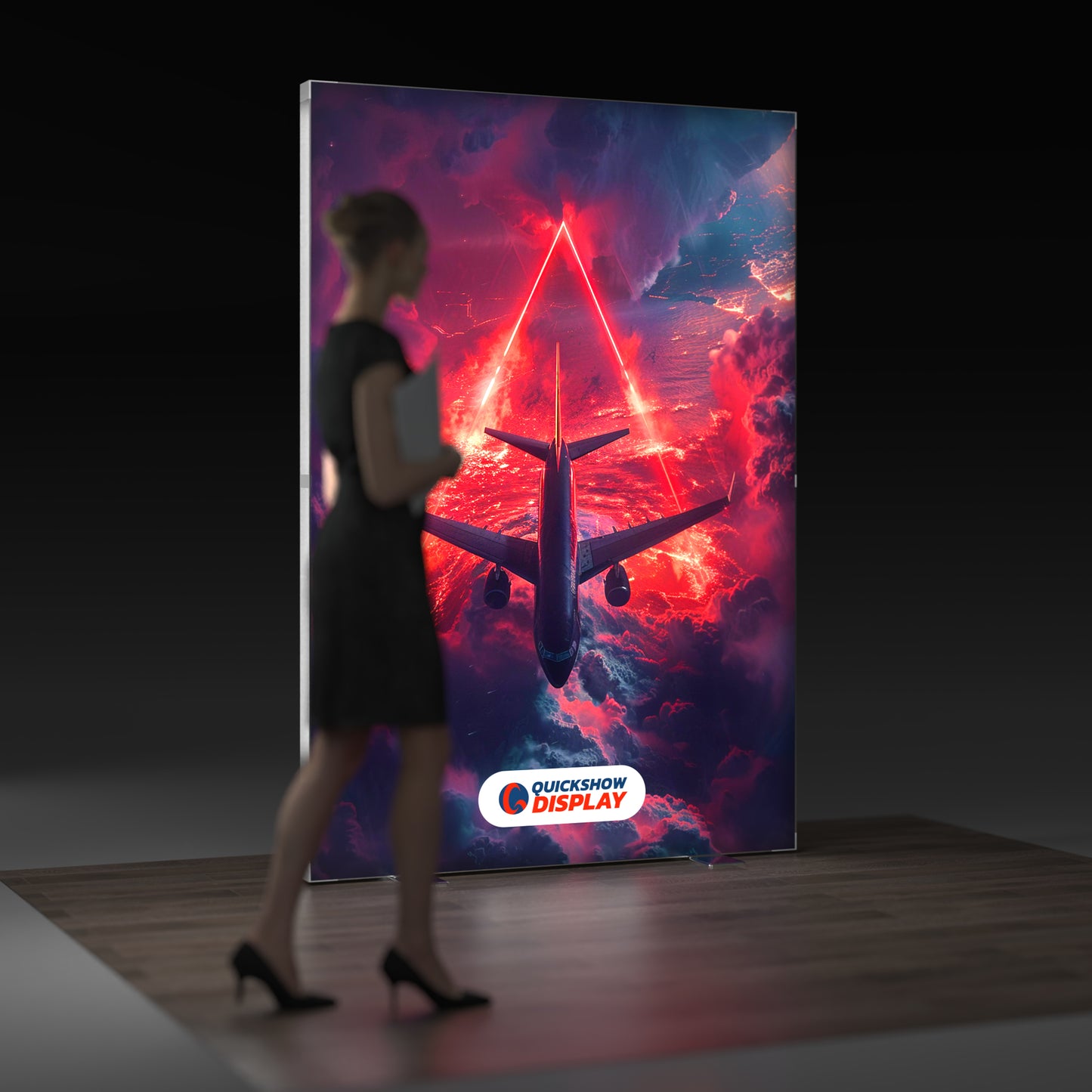 4.9x7.4ft EdgeLumi™ Collapsible SEG Lightboxes - QuickShowDisplay