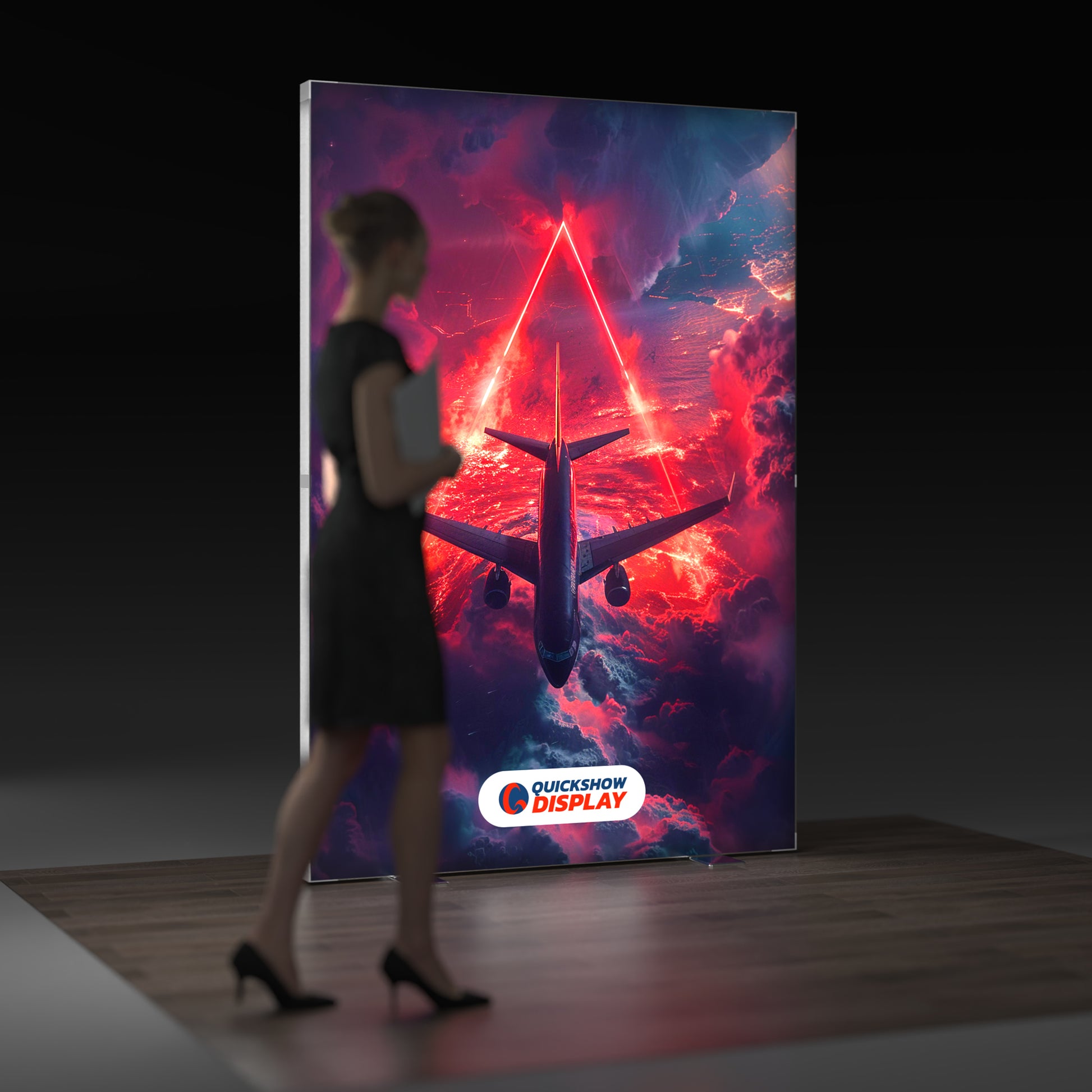 4.9x7.4ft EdgeLumi™ Collapsible SEG Lightboxes - QuickShowDisplay
