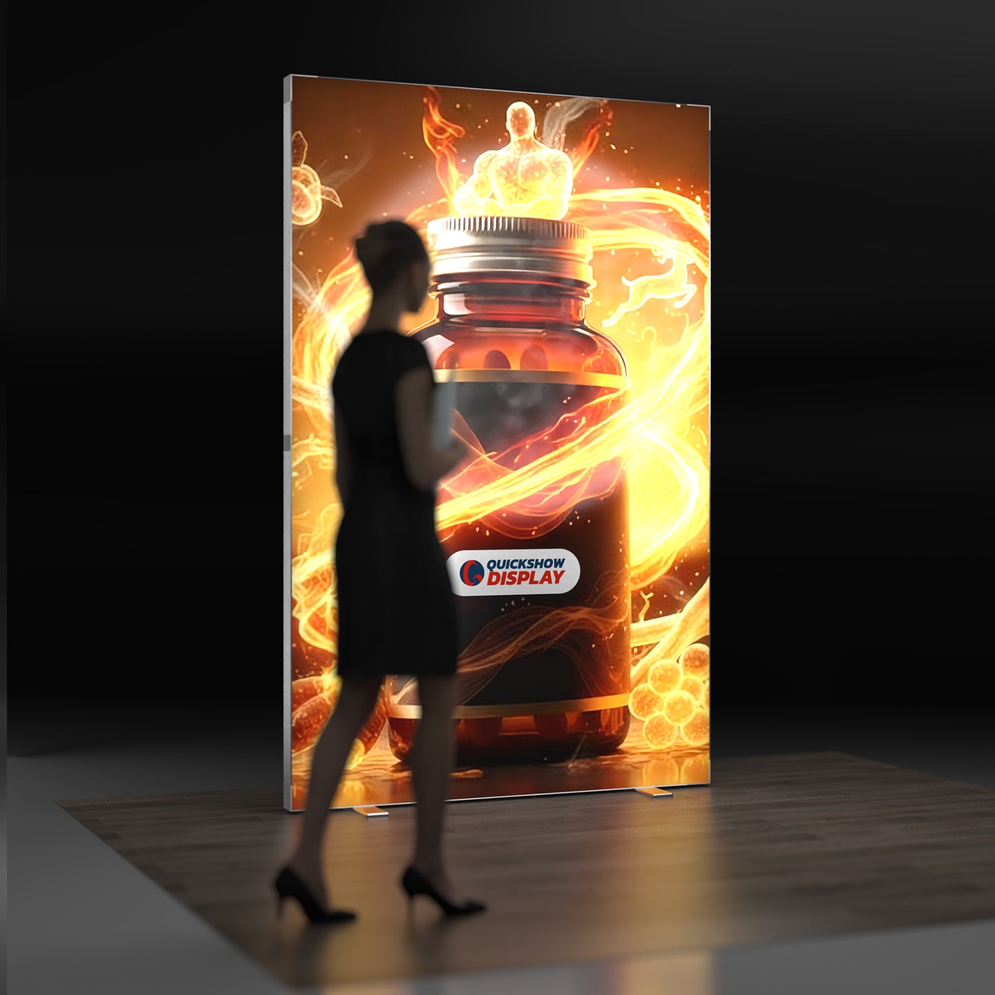4.9x7.9ft Foldable Lightweight SEG Lightbox - QuickShowDisplay