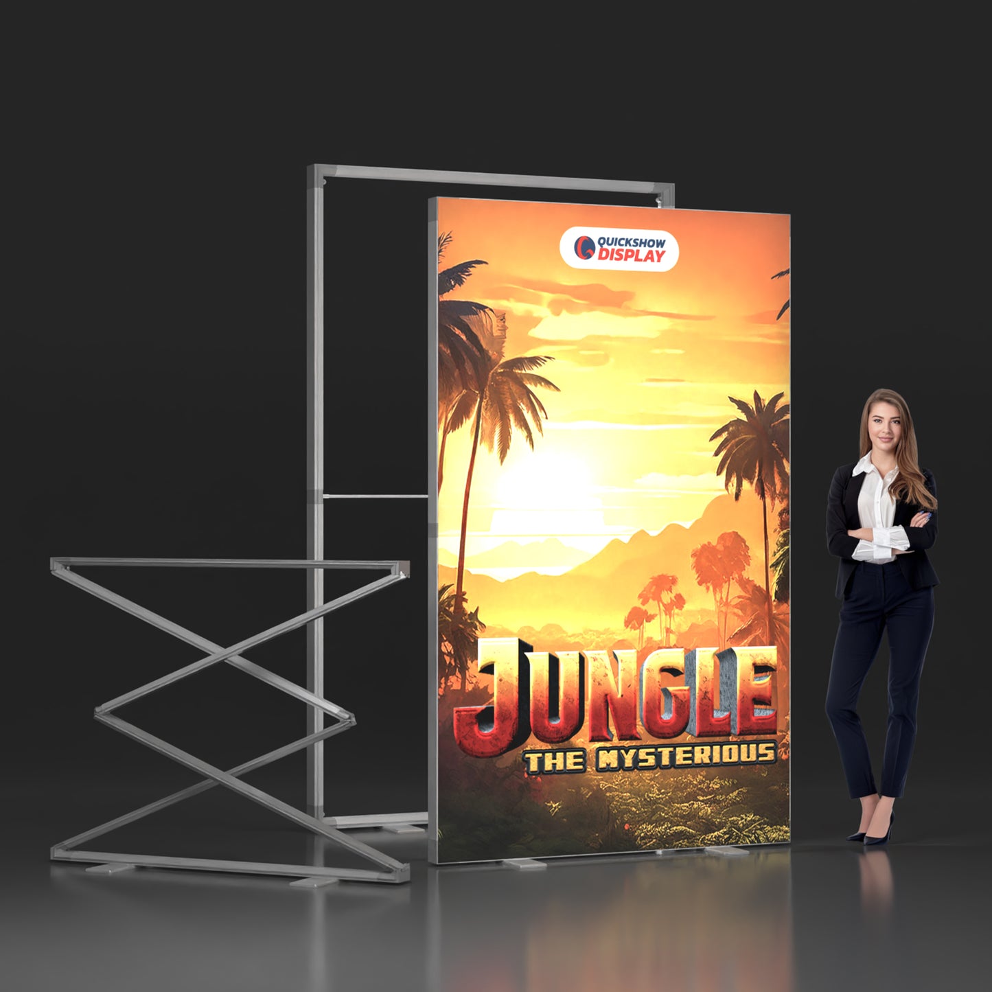 4.9x8.2ft EdgeLumi™ Collapsible SEG Lightboxes