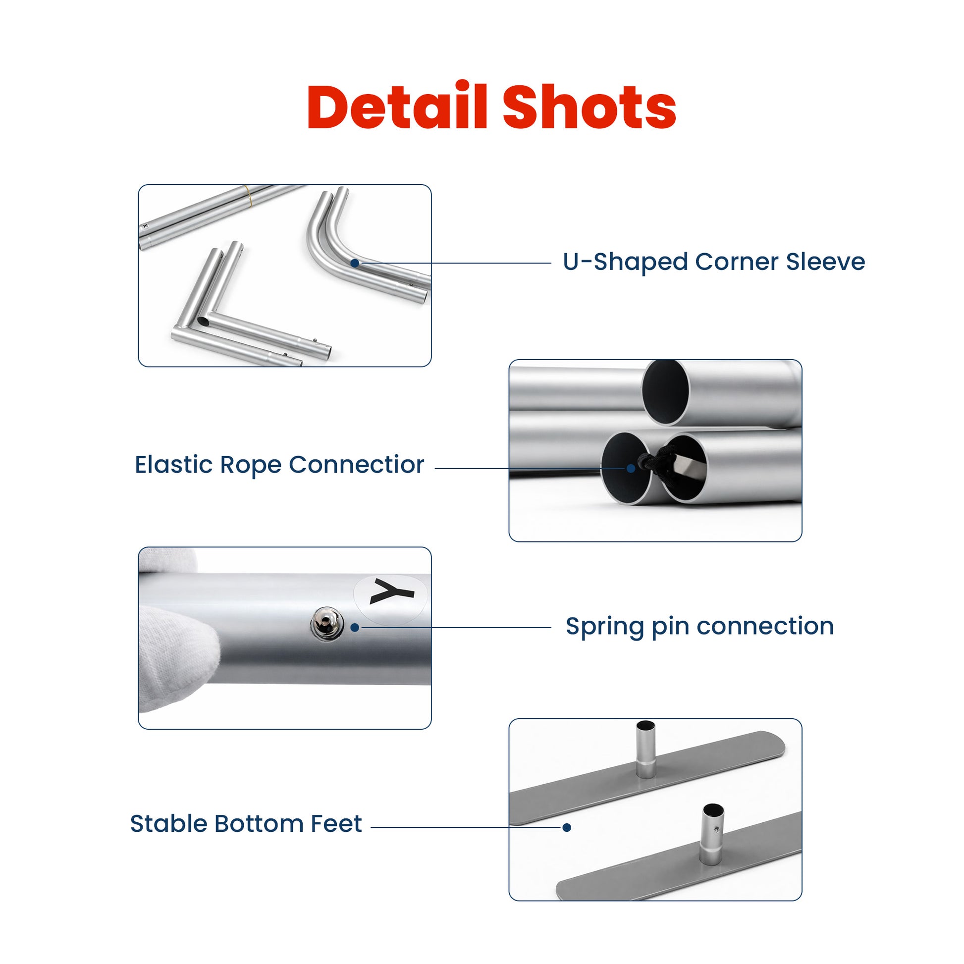 20ft TenseFlex™ MAX Booth-Straight - QuickShowDisplay