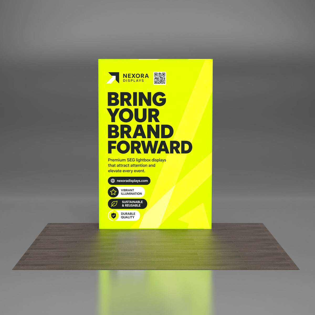 5ft TensePop™ Glow SEG Pop-Up Display