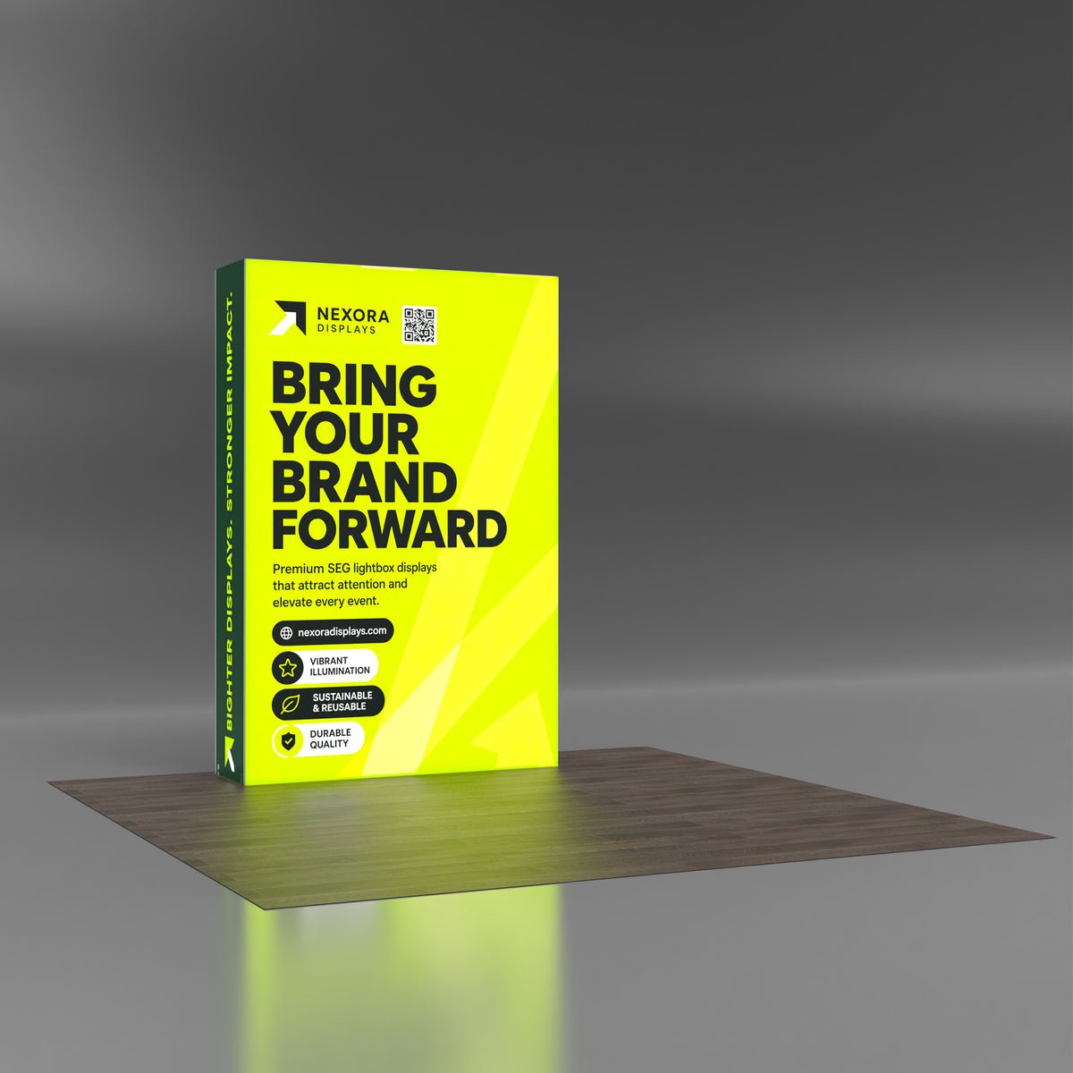 5ft TensePop™ Glow SEG Pop-Up Display