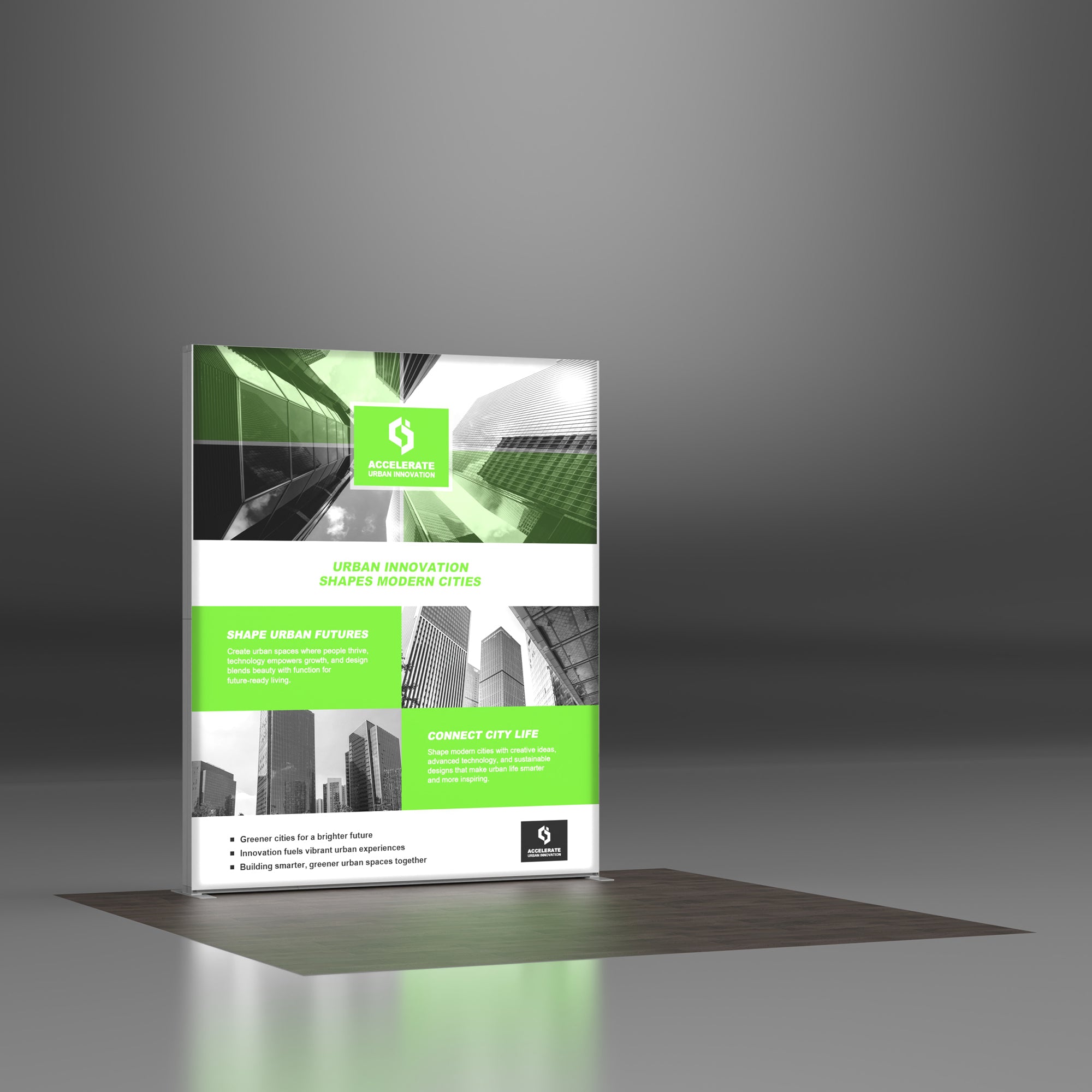 6.5ft Backlit SEG Lightbox Display - QuickShowDisplay