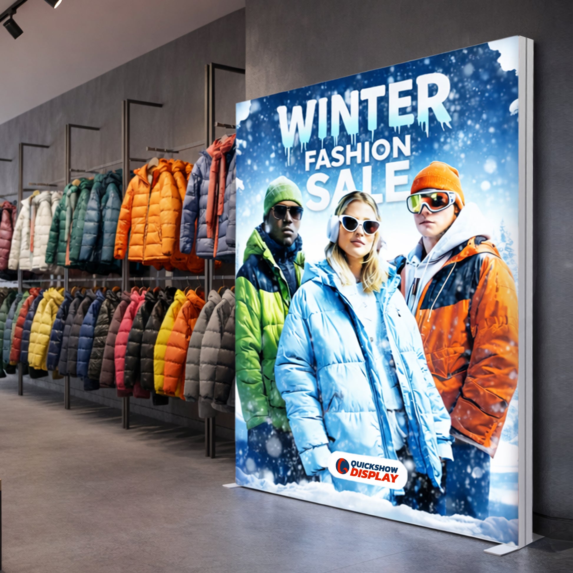 6.6x7.9ft PVC SEG Lightboxes - QuickShowDisplay
