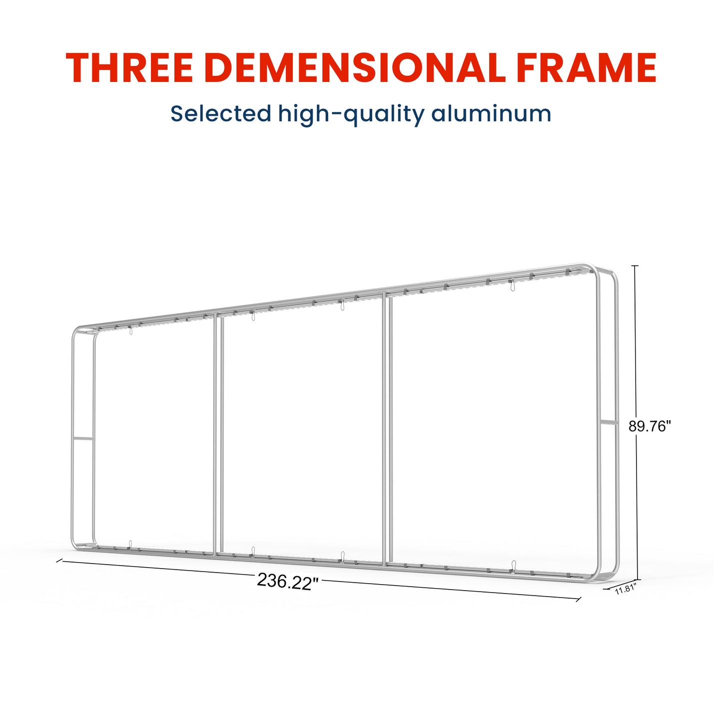 20ft TenseLight™ Booth Kit A - QuickShowDisplay