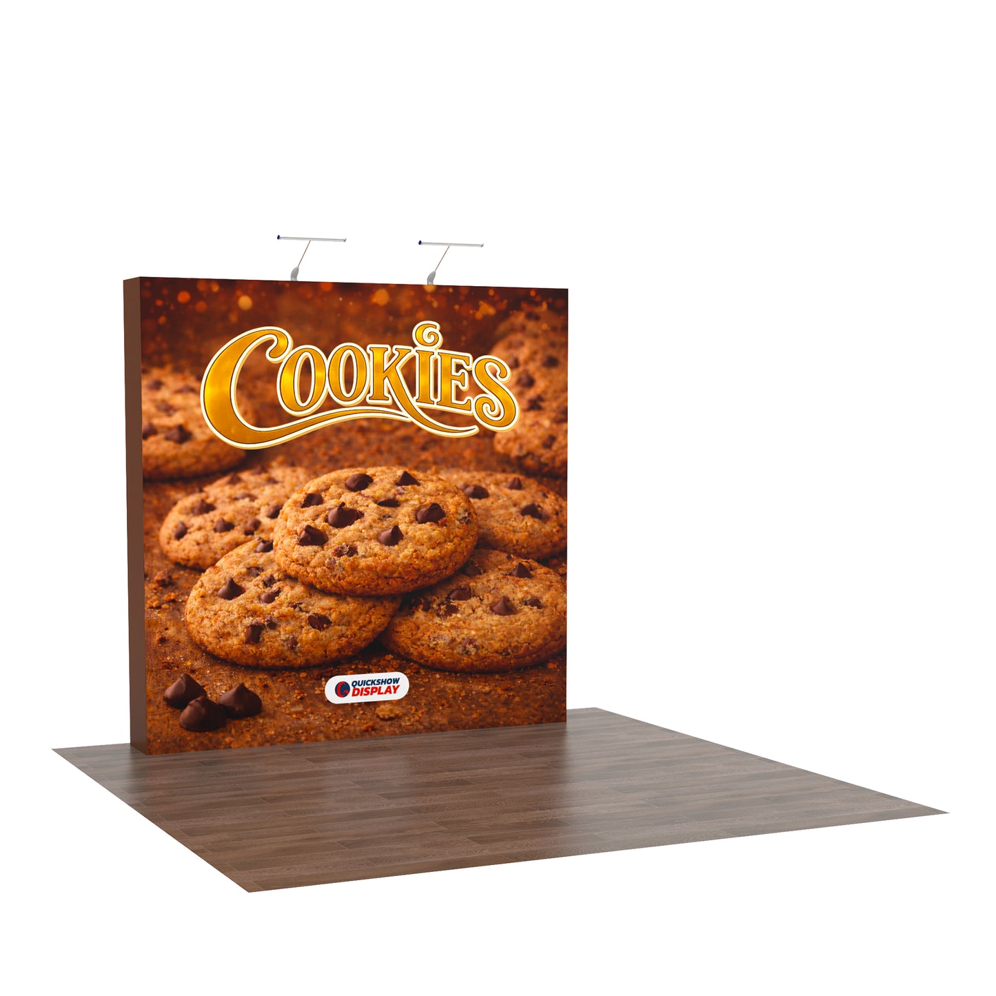 8ft TensePop™ Booth-Straight - QuickShowDisplay