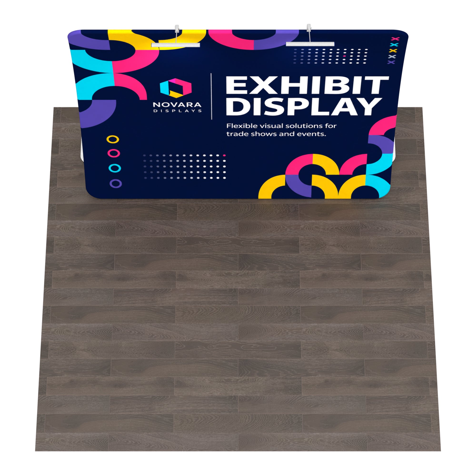 8ft TenseFlex™ U-Shaped Fabric Backdrop Display